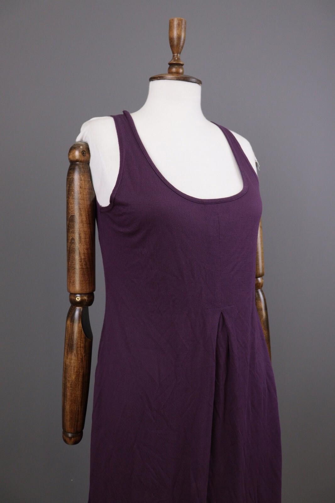 Designer Gudrun Sjoden Purple Modal Midi A-Line Dress Size S Size S / US 4 / IT 40 - 5 Thumbnail