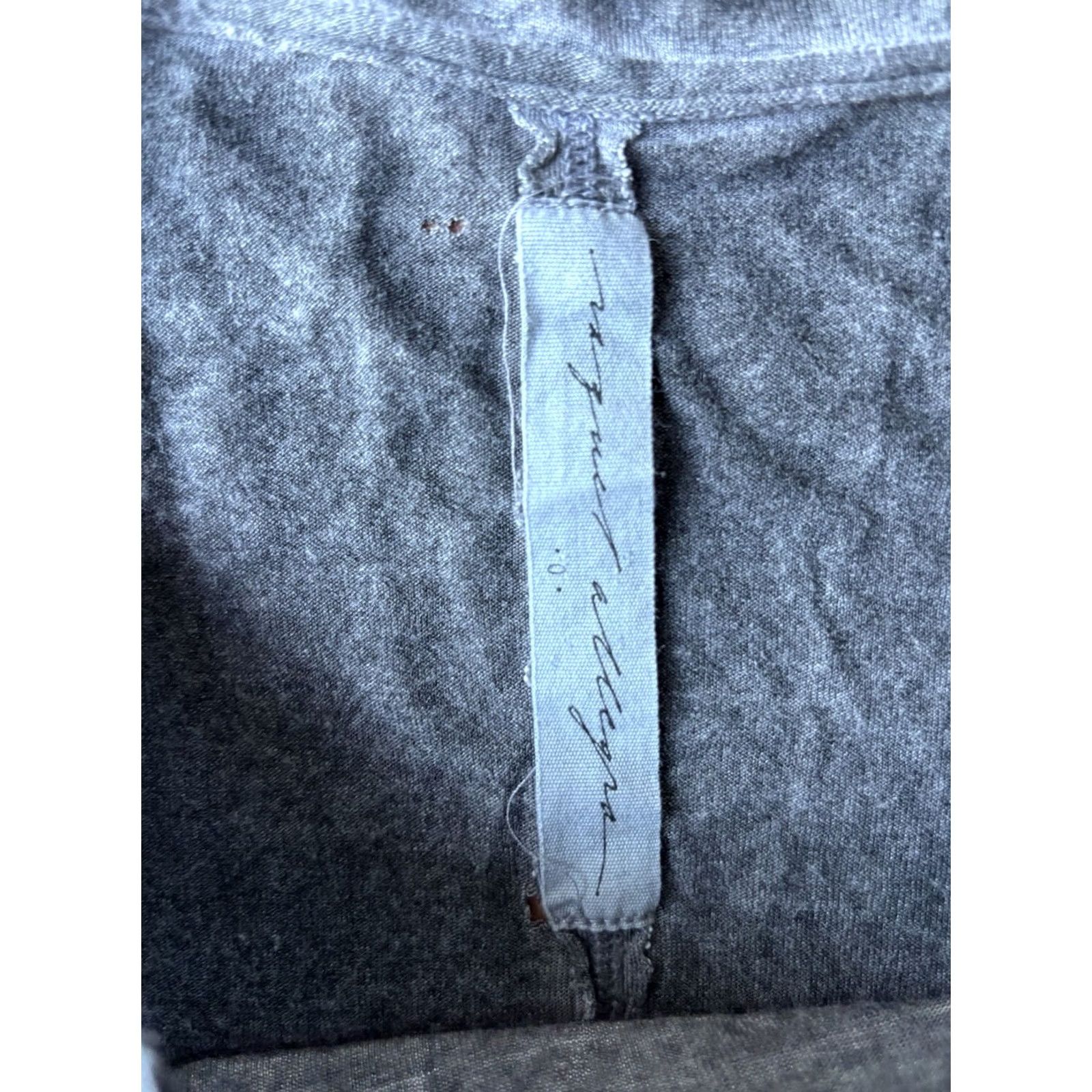 Vintage VINTAGE Raquel Allegra T-Shirt Women's S Gray Distressed Short Sleeve Round Neck Pullover Casual Basic Designer All Seasons Size S / US 4 / IT 40 - 2 Thumbnail