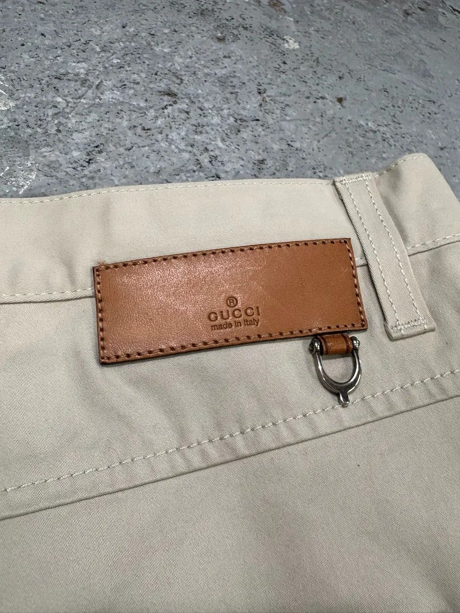 Gucci 2000s Gucci Beige Pure Regular Chino Pants Size US 33 - 5 Thumbnail