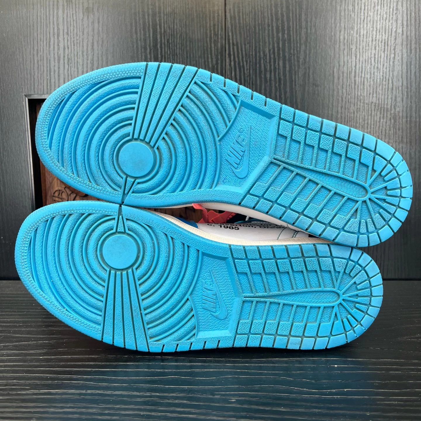 Nike OW AJ Carolina Blue 43 Size US 9.5 / EU 42-43 - 8 Thumbnail