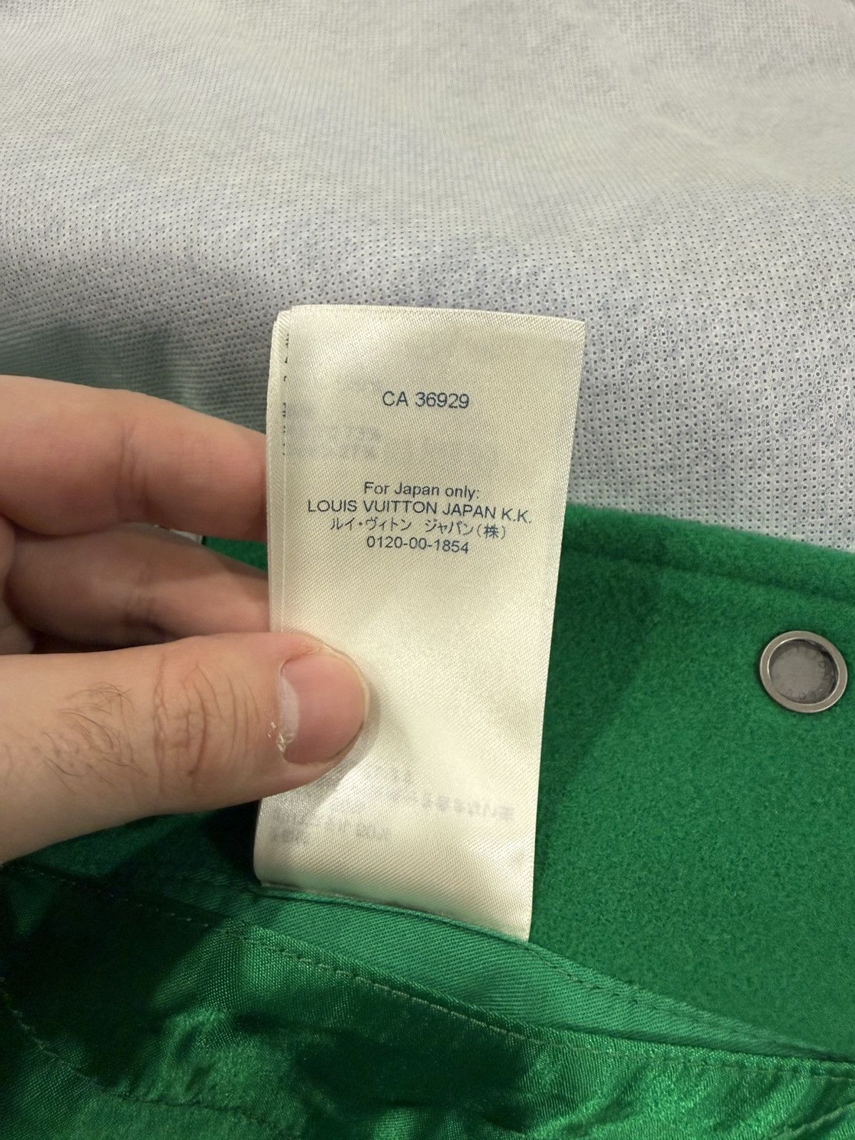 Louis Vuitton Louis Vuitton Green Patches Tourist V. Purist Varsity Jacket Size US M / EU 48-50 / 2 - 15 Thumbnail