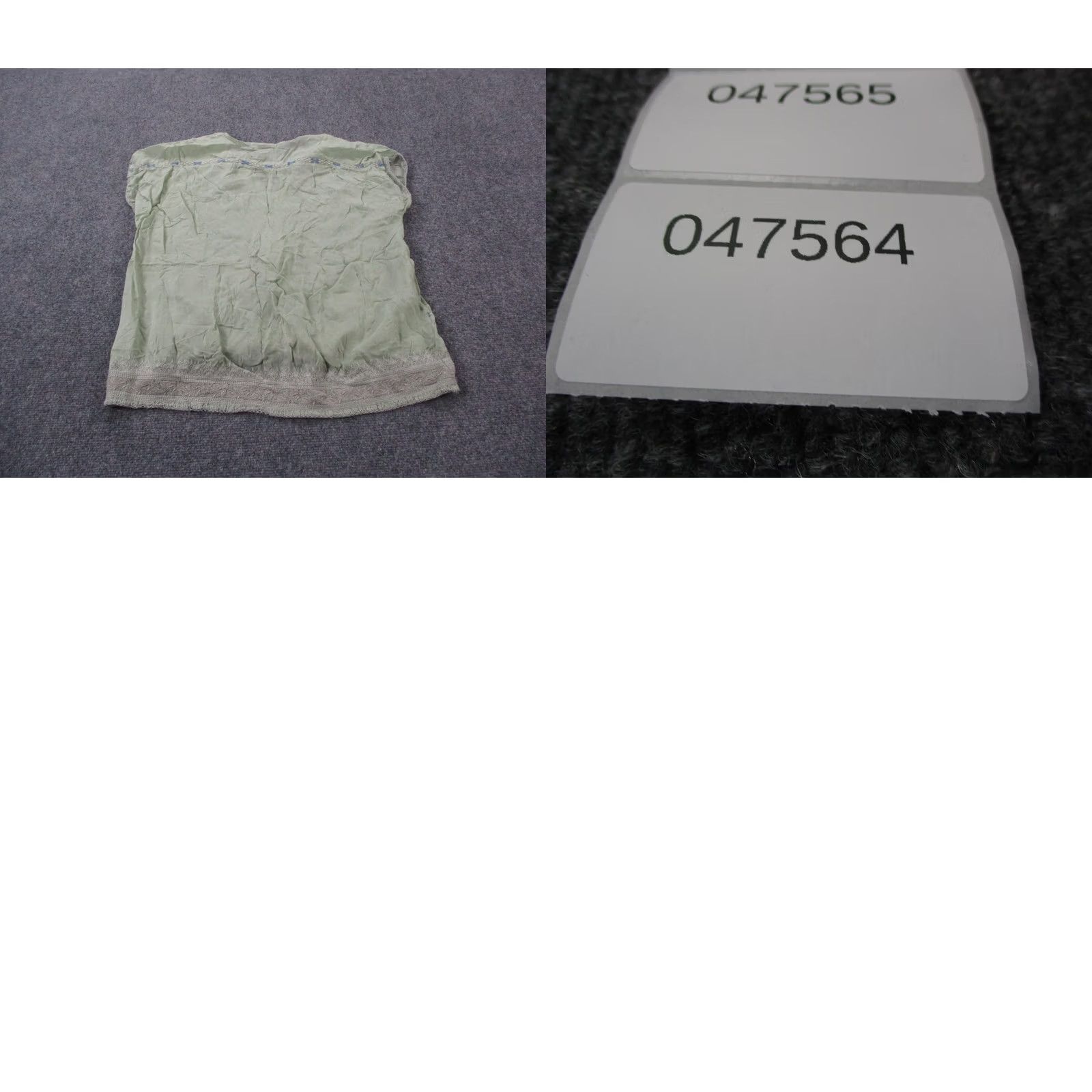Johnny Was Johnny Was Shirt Womens S Green Rayon Embroidered Blouse Top Oversized Flowy Size S / US 4 / IT 40 - 8 Thumbnail