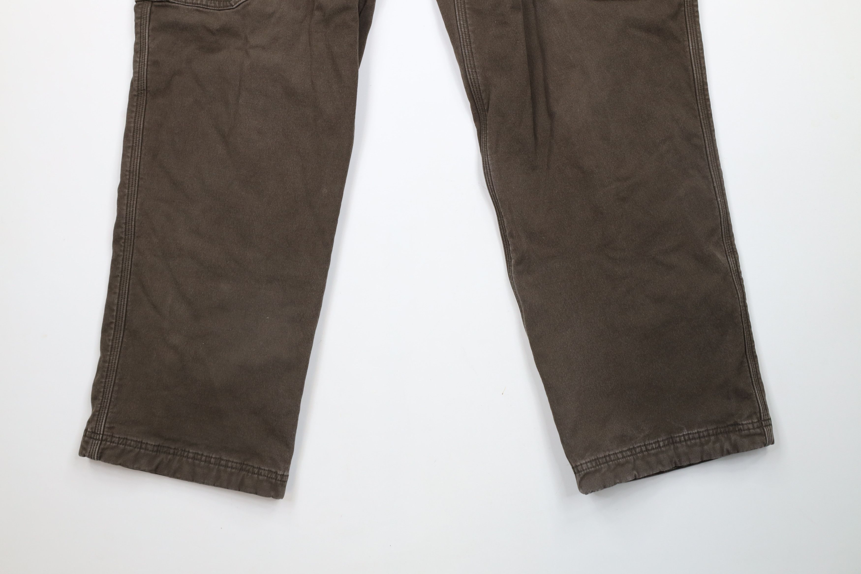 Duluth Trading Company × Vintage Duluth Trading Co Lined Flex Fire Hose Cargo Pants Brown Size US 38 / EU 54 - 5 Thumbnail