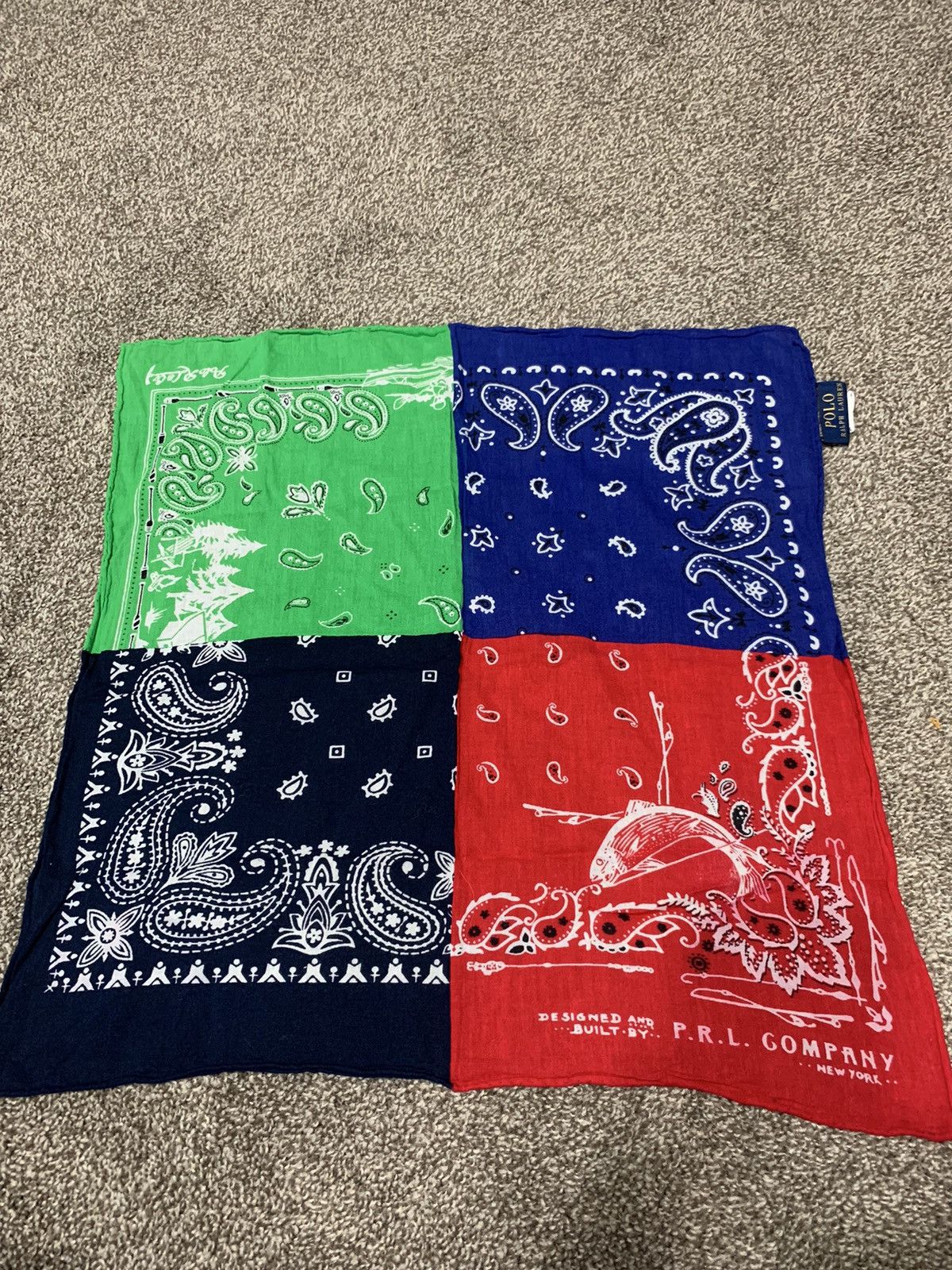 Polo Ralph Lauren Polo Ralph Lauren Patchwork Bandana Grailed 2468