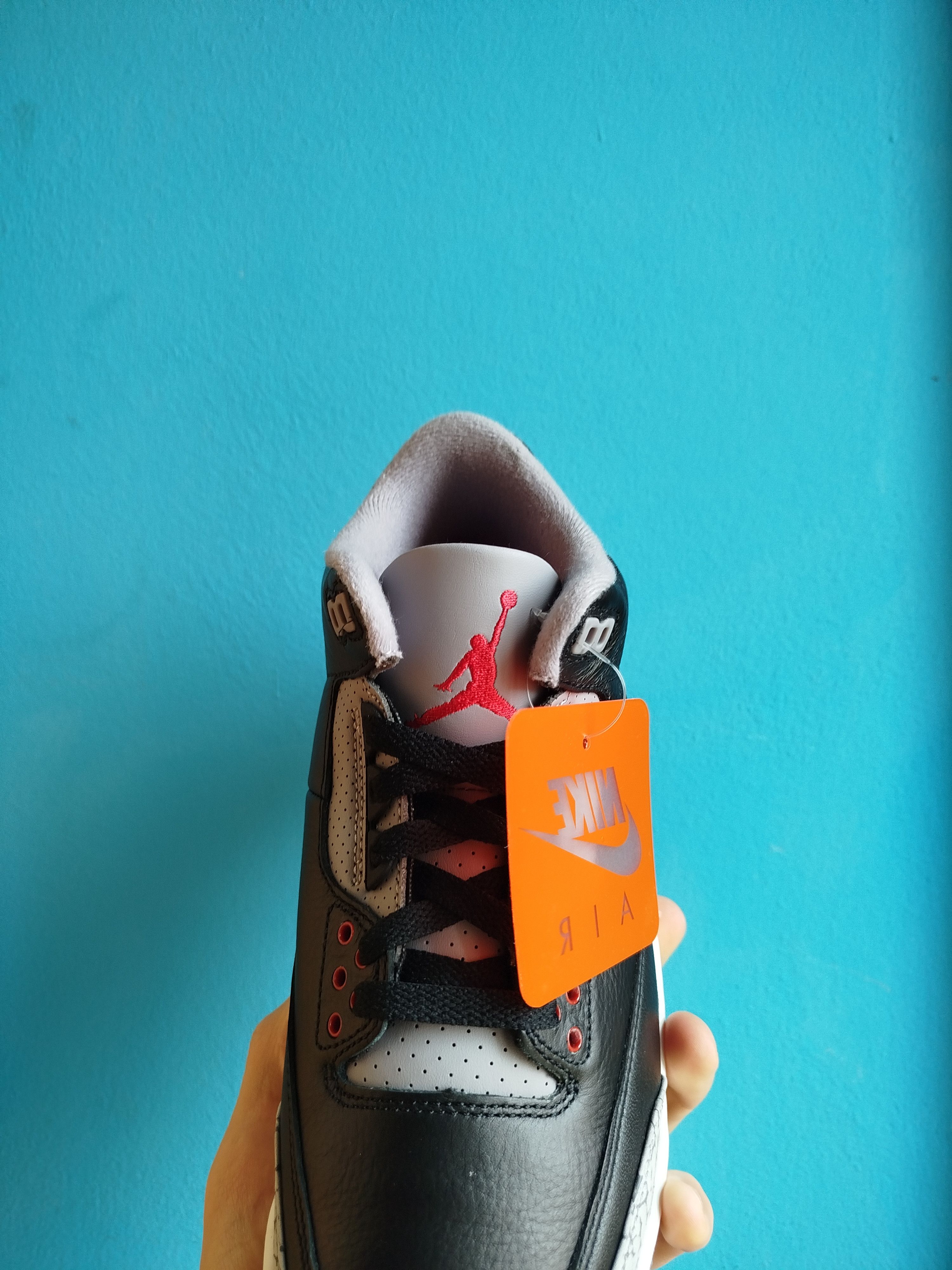 Jordan Brand Air Jordan 3 Black Cement Size US 6.5 / EU 39-40 - 3 Thumbnail
