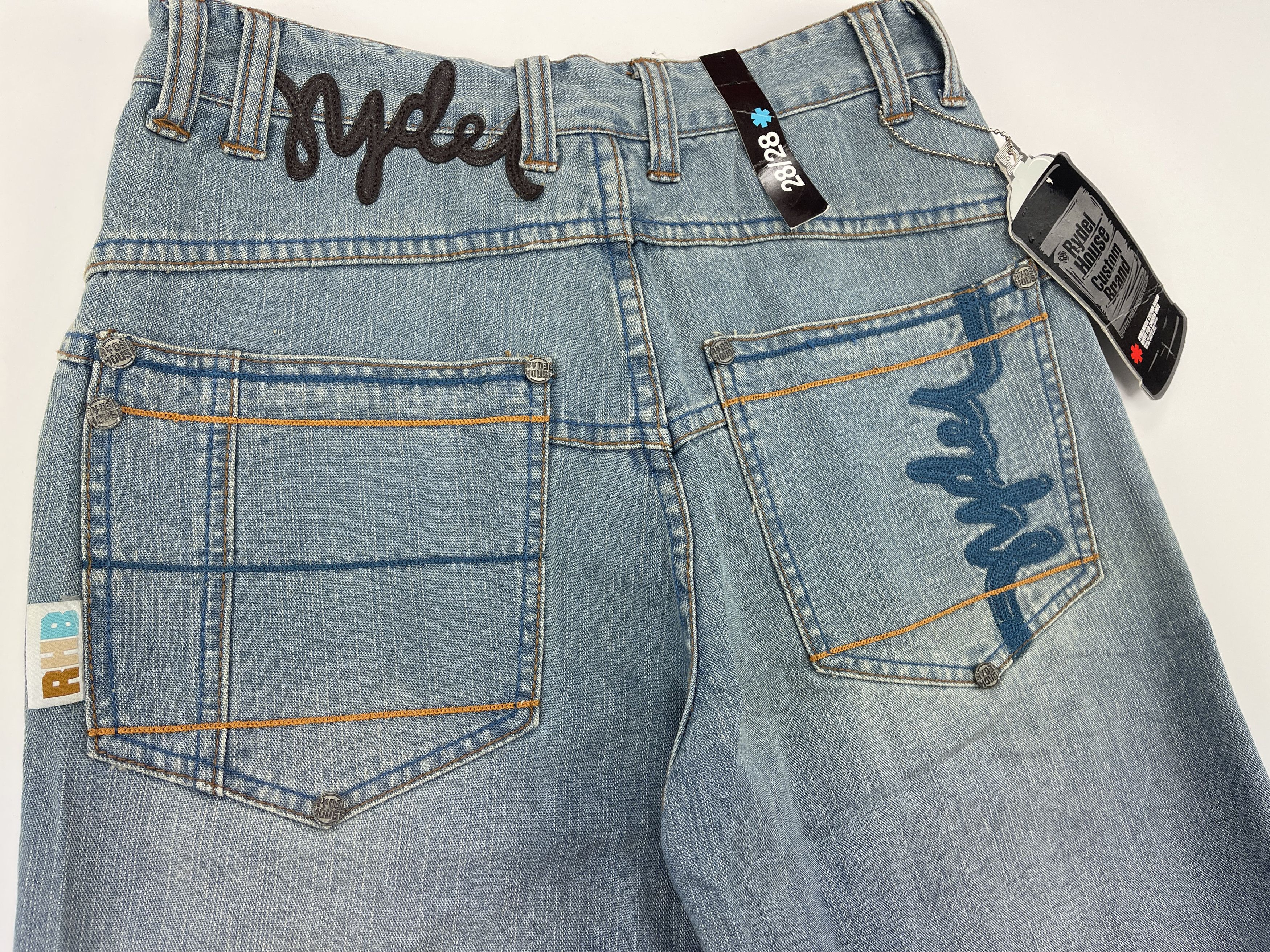 Vintage Rydel House shorts, vintage jeans 90s hip hop 1990s baggy 28 Size US 28 / EU 44 - 5 Thumbnail