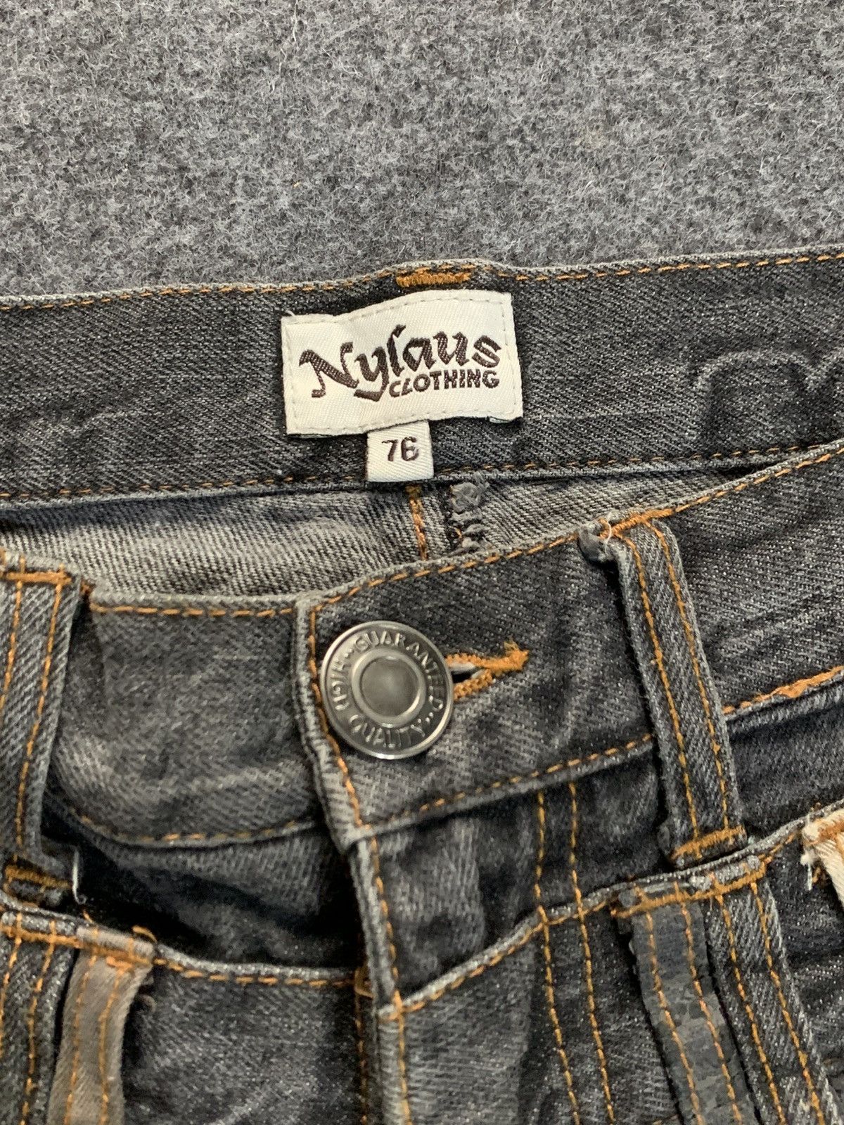 If Six Was Nine Flare laces jeans nylaus double waist japanese style 30x31 Size US 30 / EU 46 - 6 Thumbnail