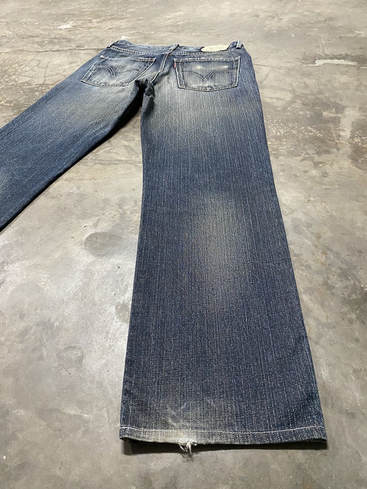 Levi's × Vintage Baggy Jeans Vintage Levis 502 Distressed Rusty Denim Size US 31 - 12 Thumbnail