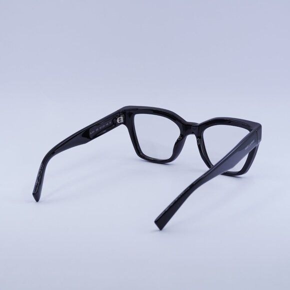 Saint Laurent Paris Saint Laurent SL641 006 Sunglasses Shiny Black Cat Eye Frame Size ONE SIZE - 10 Thumbnail