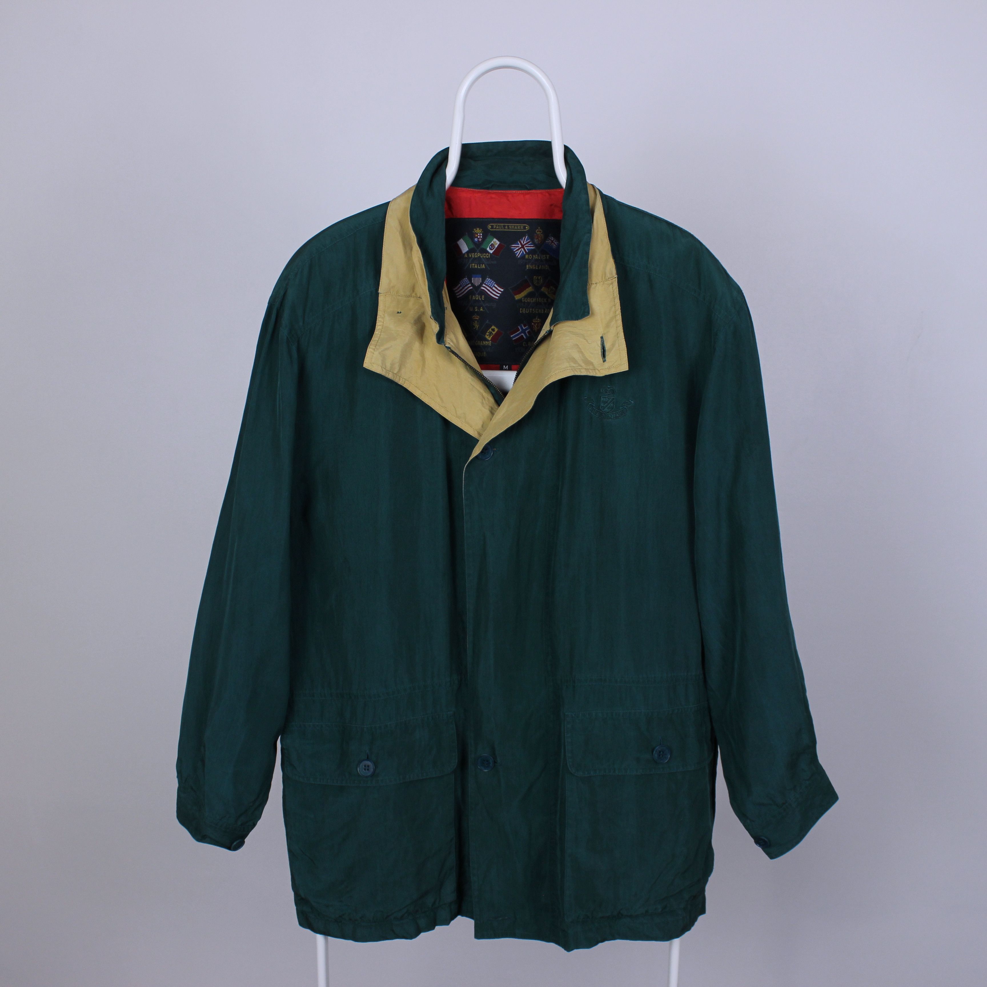 Paul & Shark Paul Shark silk jacket men green vintage L XL Size US M / EU 48-50 / 2 - 2 Thumbnail