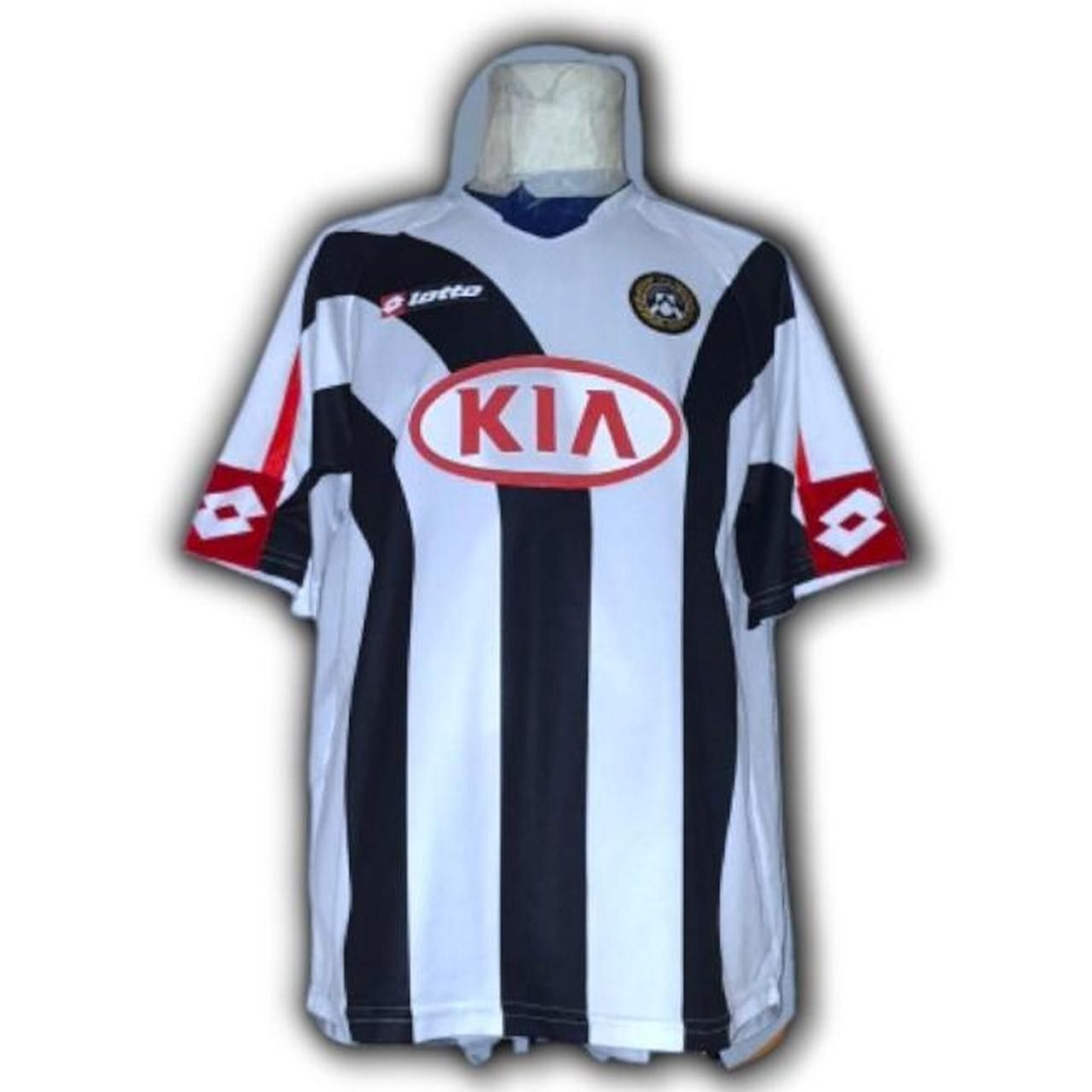 Lotto Sport Fc Udinese Italy 2005 2006 Home Shirt Jersey Size US XL / EU 56 / 4 - 4 Thumbnail