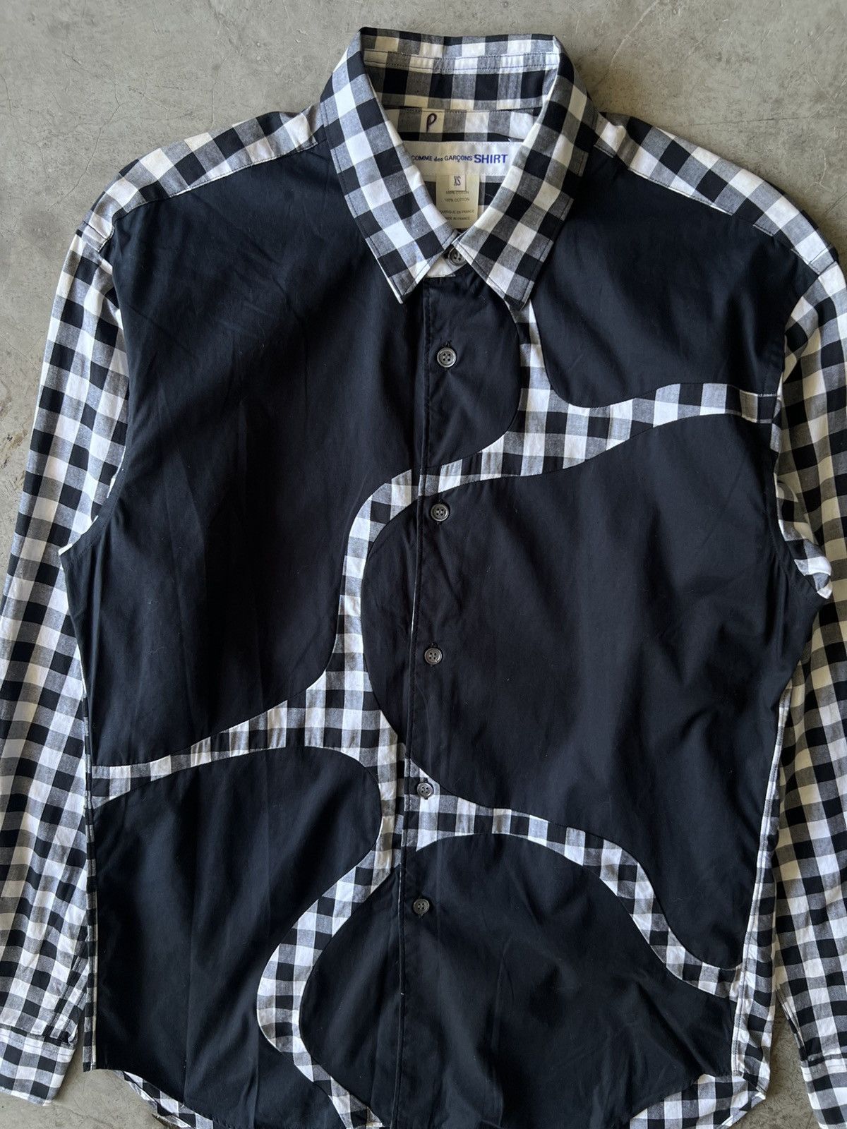 Comme des Garcons SHIRT Comme des Garçons Shirt - A/W12 Angelica Patchwork Shirt Size US S / EU 44-46 / 1 - 4 Thumbnail