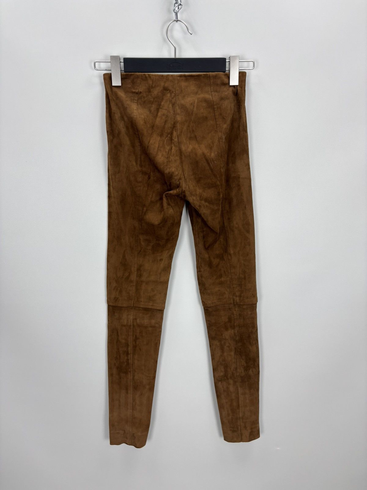 Polo Ralph Lauren Womens suede leggings Polo Ralph Lauren Size XS Color Brown Size 24" / US 00 / IT 34 - 6 Thumbnail