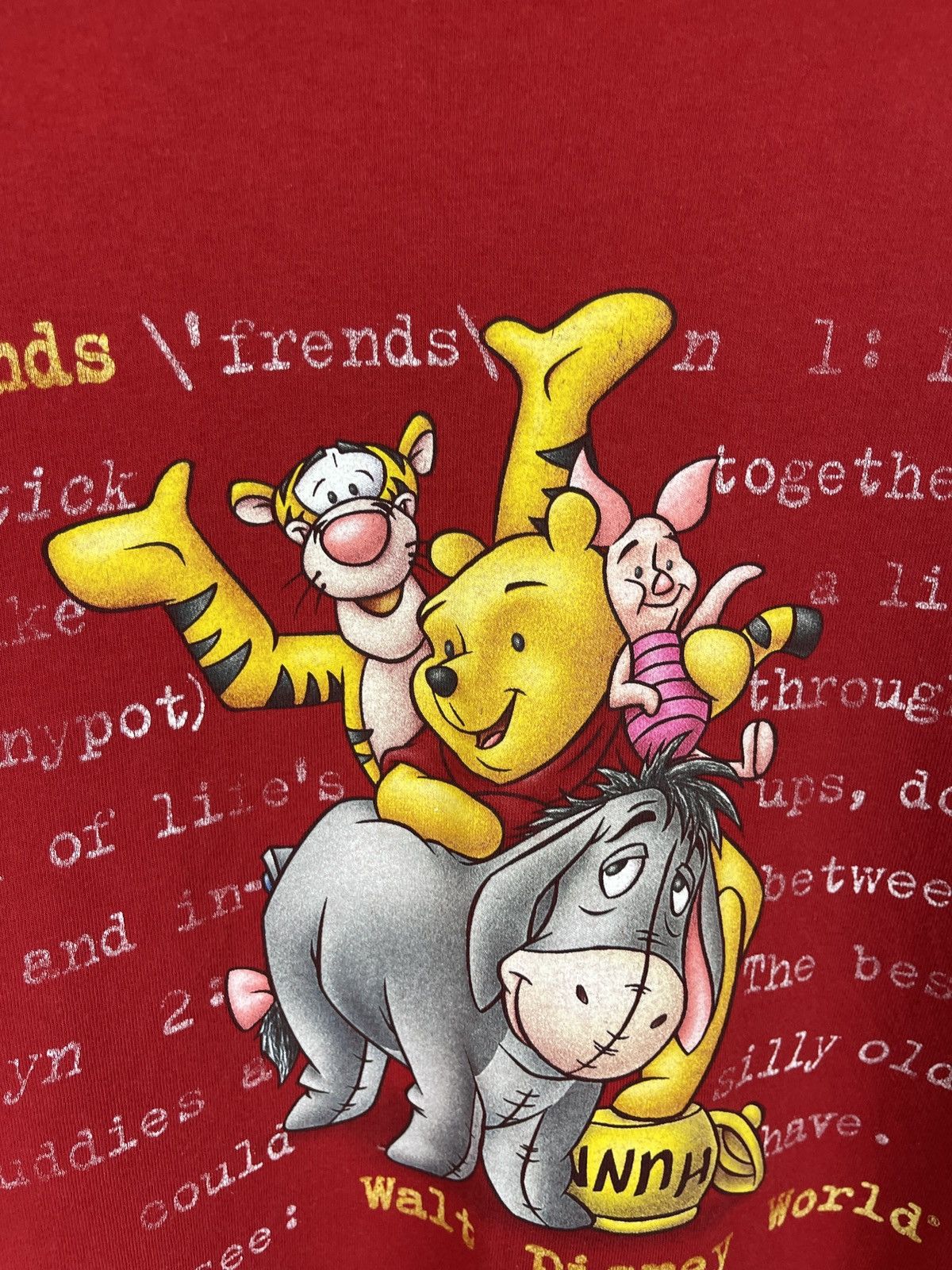 Disney Disney Winnie the Pooh Friends vintage 90s made in USA tee Size US L / EU 52-54 / 3 - 5 Thumbnail