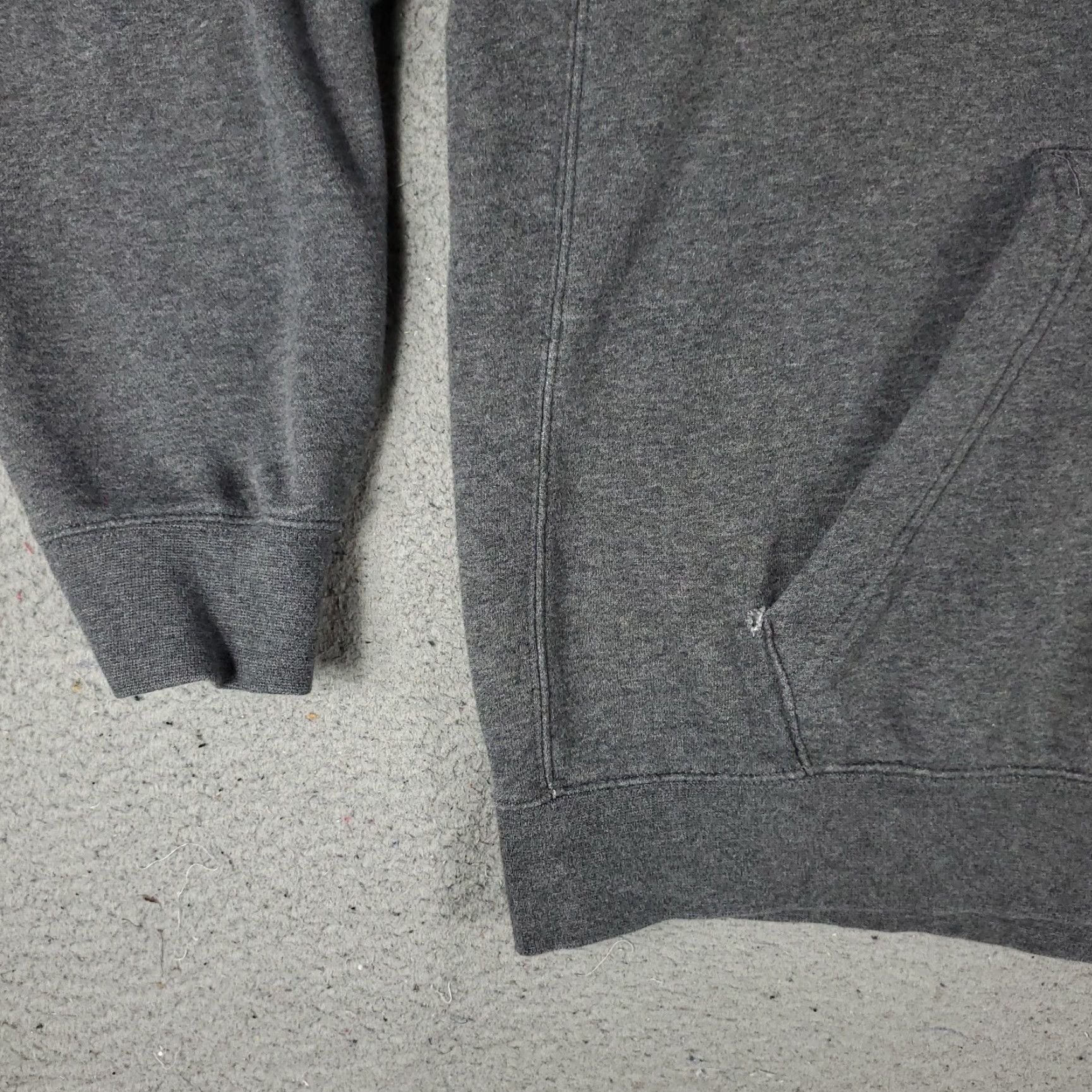 Nike Nike Mens Hoodie Pullover Sweatshirt Size 2XL Gray Swoosh Logo Knit Cotton Blend Polyester Mock Neck Long Sleeve Baggy? Size US XXL / EU 58 / 5 - 4 Thumbnail