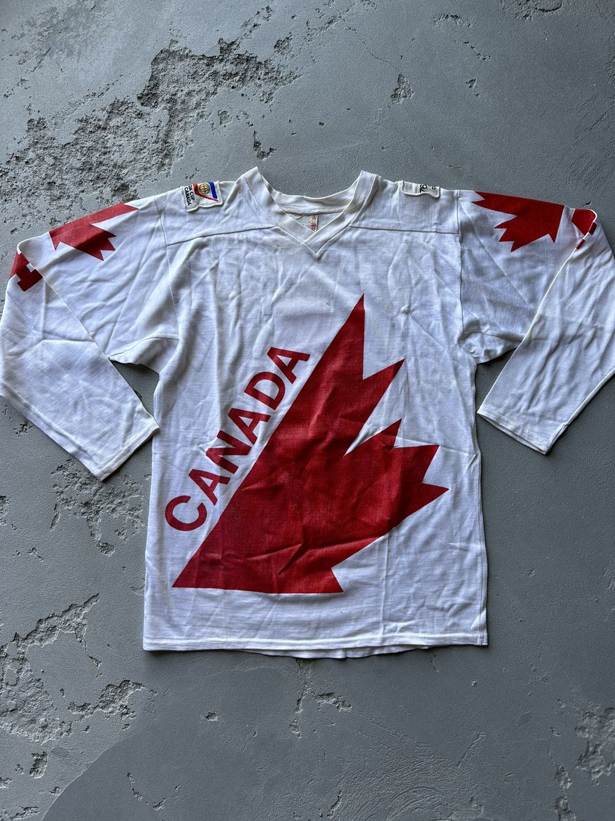 Vintage EXTREMELY RARE BOSTON BRUINS BOBBY 1976 CANADA CUP JERSEY Size US M / EU 48-50 / 2 - 1 Thumbnail