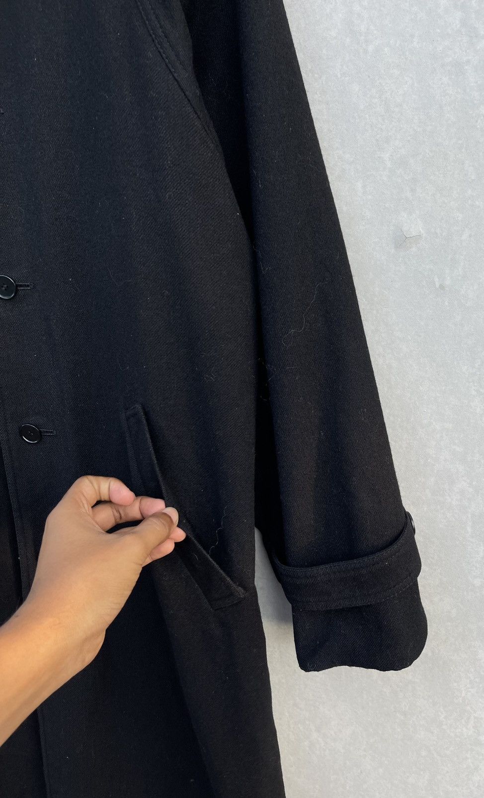 Givenchy 🔥VINTAGE GIVENCHY BLACK METALLIC/WOOL REVERSIBLE JACKET Size US M / EU 48-50 / 2 - 9 Thumbnail