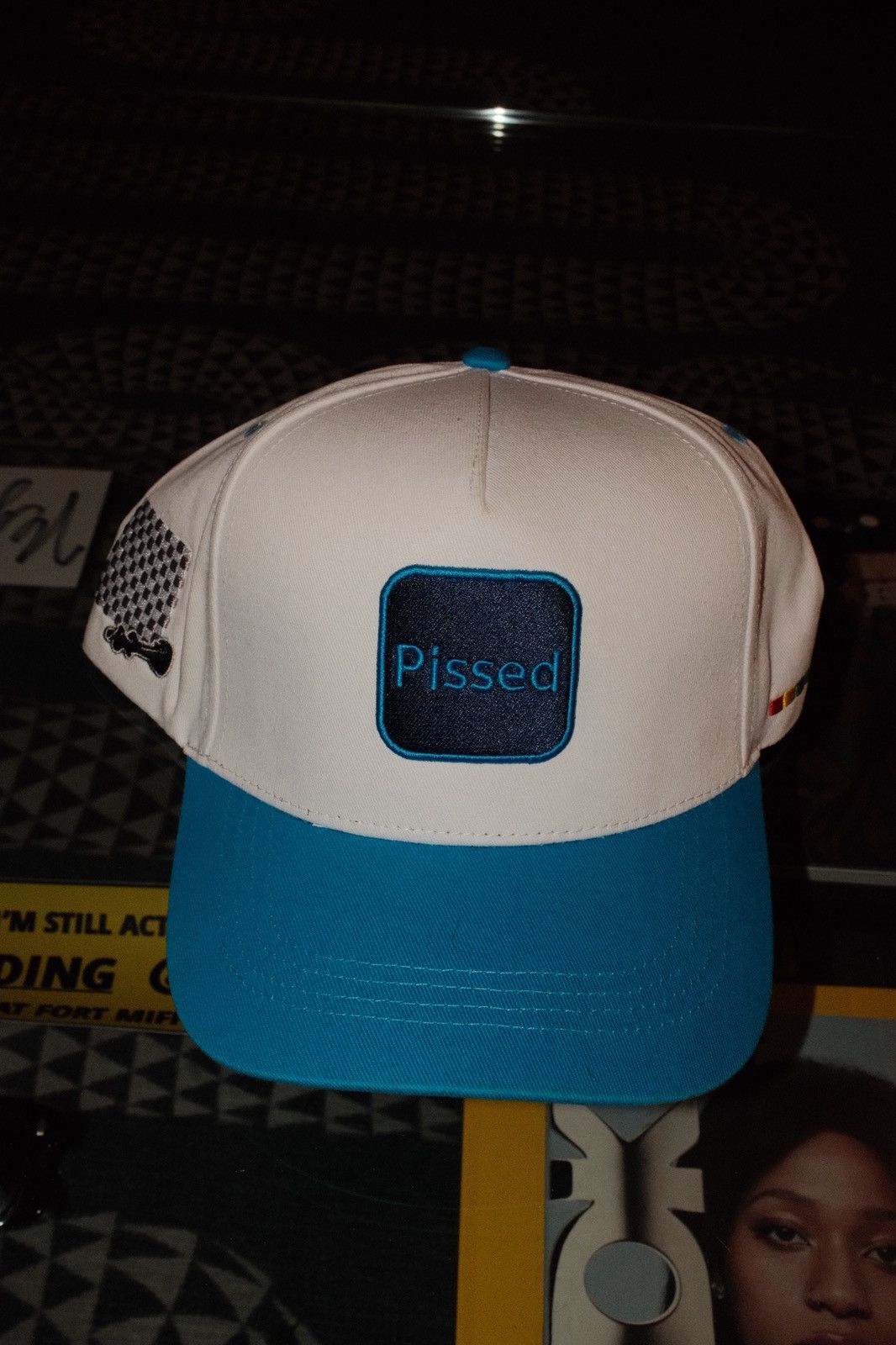 Drought drought “pissed” snapback hat Size ONE SIZE - 1 Thumbnail