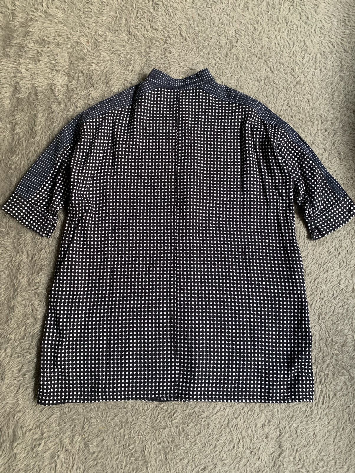 Alexander Wang Alexander Wang Polkadot Sashiko Stich Collarless Shirt Size US L / EU 52-54 / 3 - 11 Thumbnail