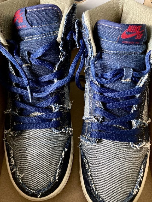 Nike dunk sb denim reese forbes US 9 skateboarding Size US 9 / EU 42 - 10 Thumbnail