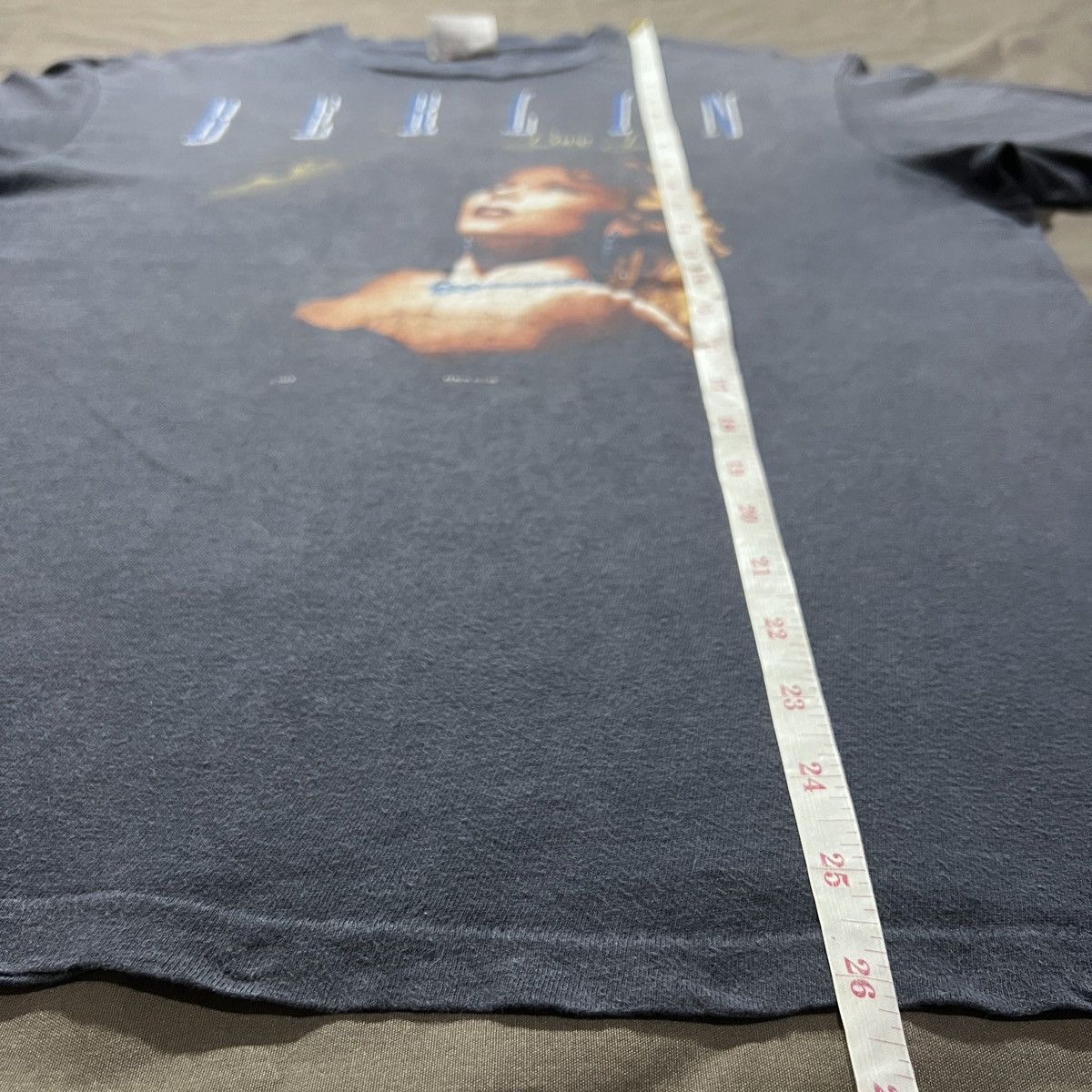 Band Tees Vintage 80s Berlin Concert Tour Tee Faded Electronic Rock Size US L / EU 52-54 / 3 - 9 Thumbnail