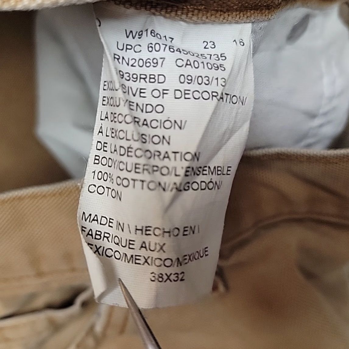 Dickies Dickies Pants Mens 38x32 Brown Carpenter Heavy Canvas Workwear Cargo Duck Casual Pants Mens Brown Canvas Dickies 38x32 Workwear Casual Carpe Size US 38 / EU 54 - 5 Thumbnail
