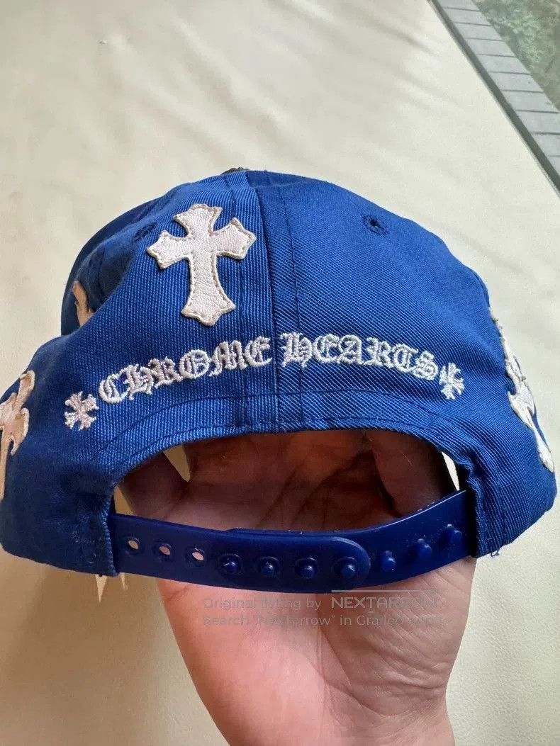 Chrome Hearts Chrome Hearts Blue Baseball Cap with White Logo. Size ONE SIZE - 5 Thumbnail