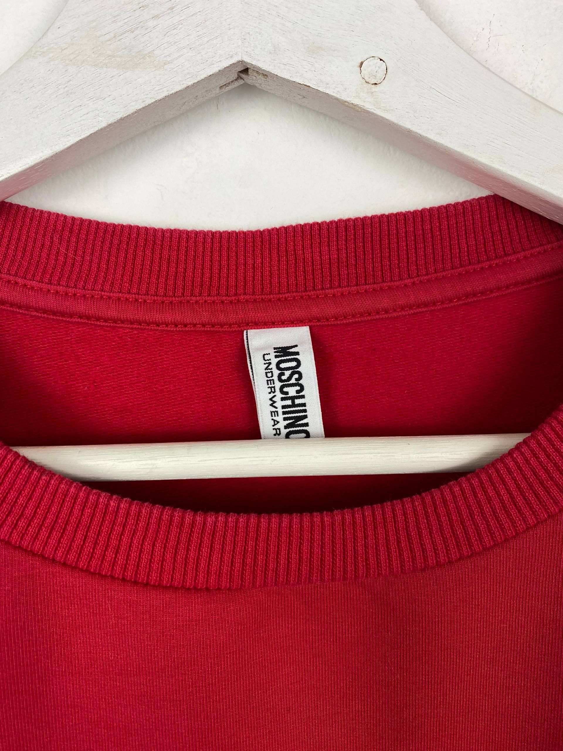 Moschino Moschino Underwear Sweatshirt Logo Tape Old Money Size L Size US L / EU 52-54 / 3 - 8 Thumbnail