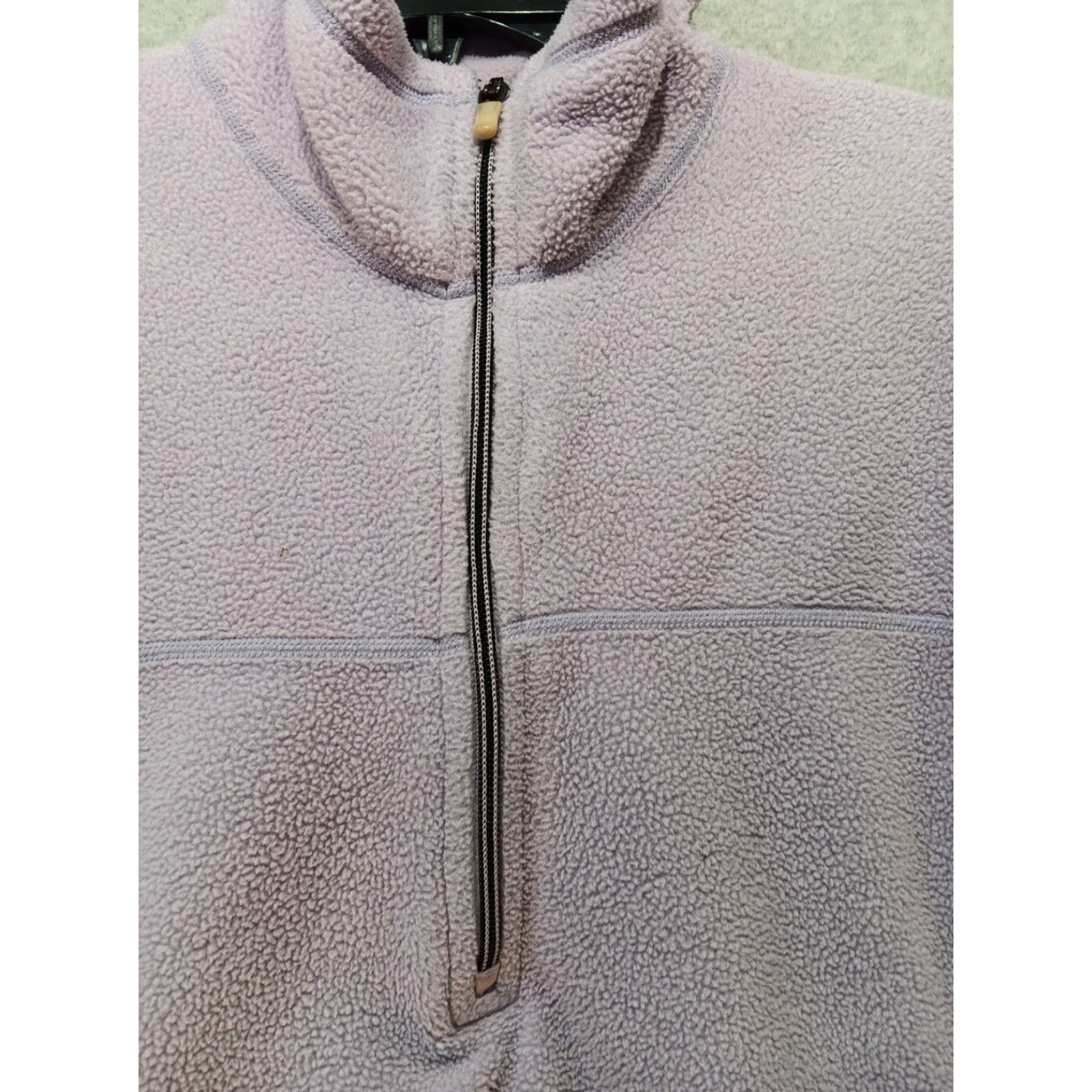 Patagonia Patagonia Sweater Women’s XL Purple Fleece 1/4 Zip Dolman Sleeve Mock Neck Pockets Outdoor Casual Womens Size XL / US 12-14 / IT 48-50 - 6 Thumbnail