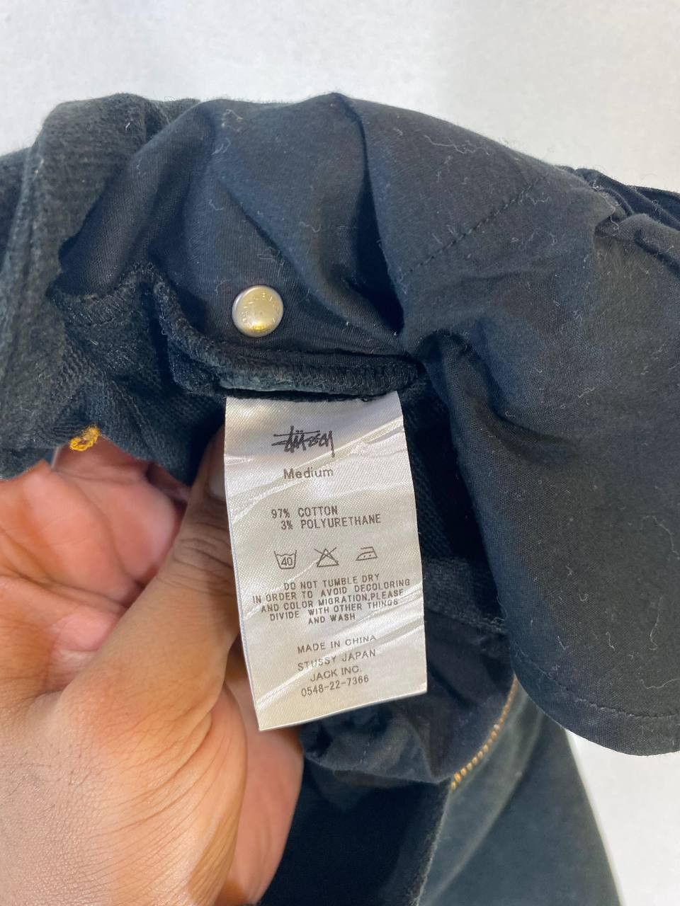Stussy stussy women bondage style black denim nice design Size 30" / US 8 / IT 44 - 13 Thumbnail