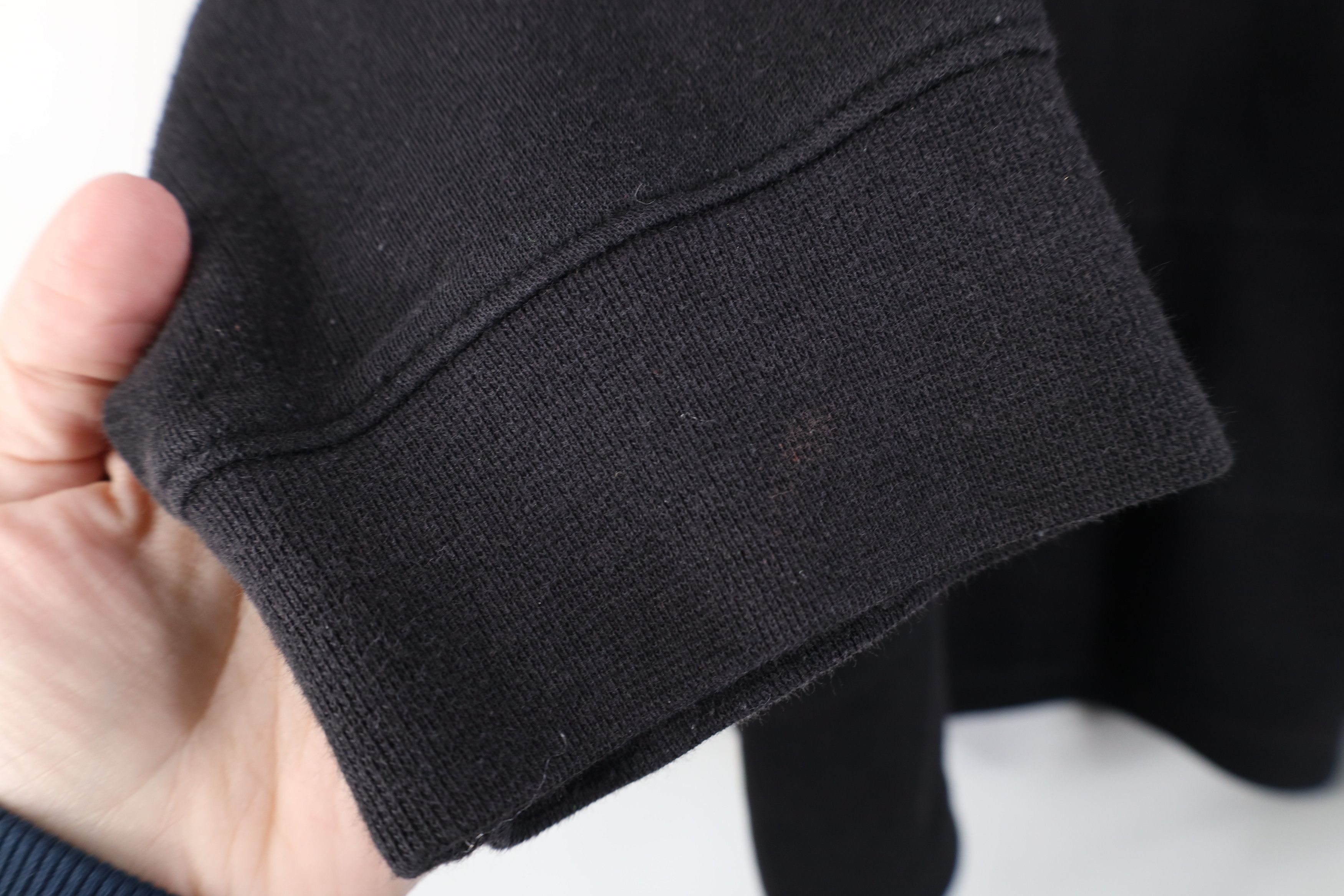 Vintage Vintage 90s Streetwear Boxy Fit Long Sleeve Rugby Polo Black Size US XL / EU 56 / 4 - 9 Thumbnail
