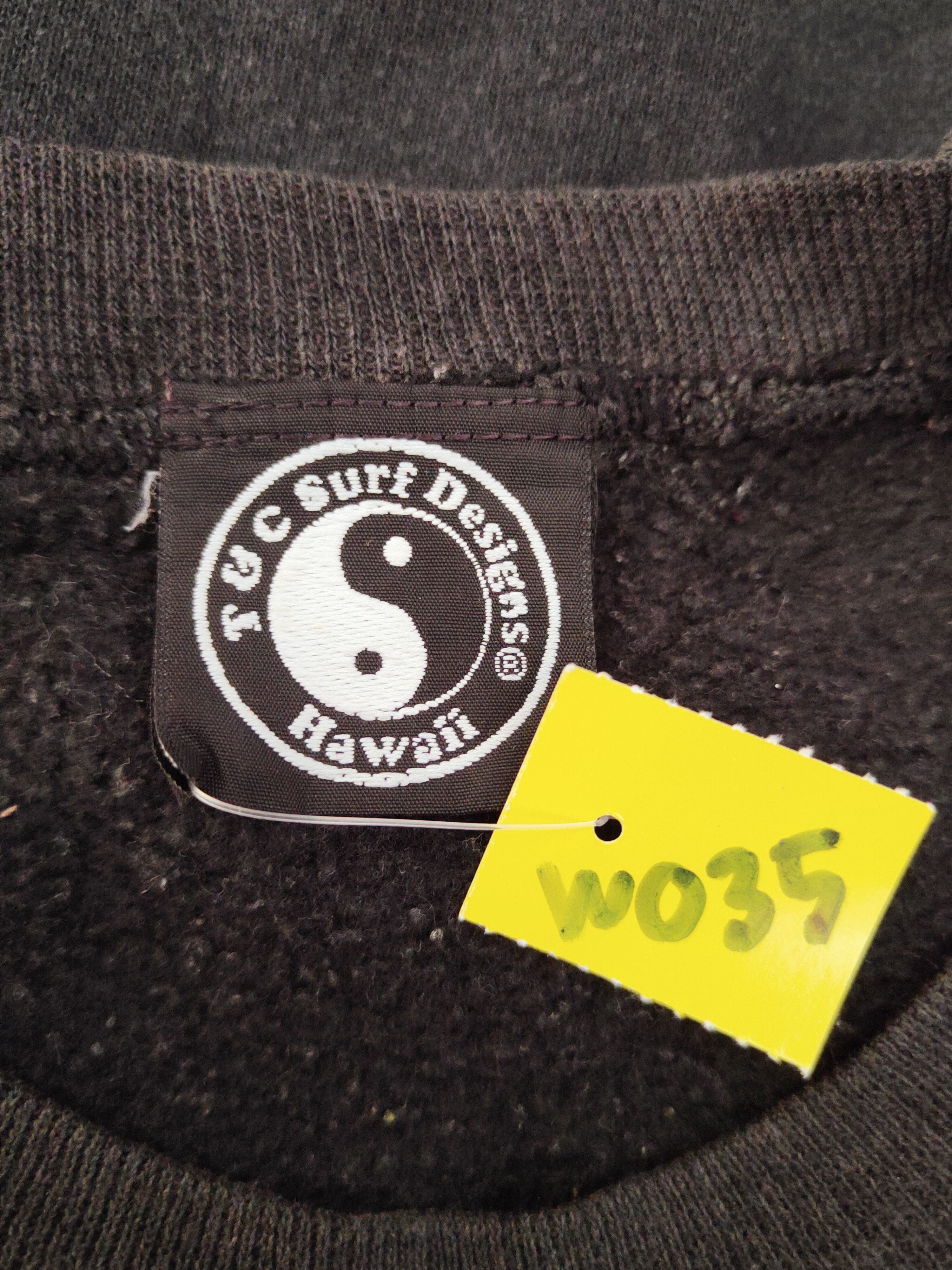 Japanese Brand T&C Surf Designs Dragon Black Faded Sweatshirts #W035 Size US M / EU 48-50 / 2 - 6 Thumbnail
