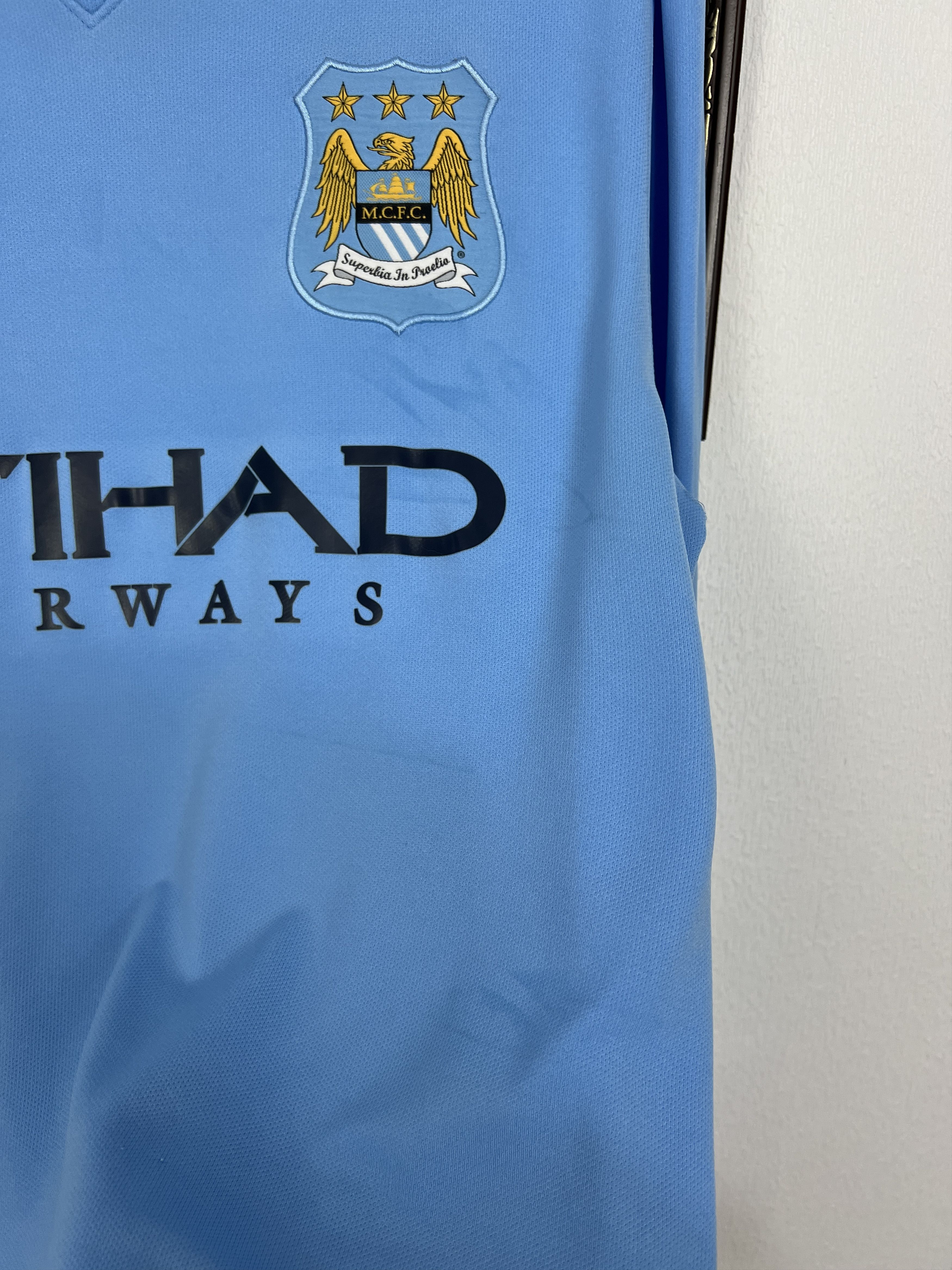 Nike Manchester City Home football shirt 2014 Soccer Nike Size US L / EU 52-54 / 3 - 4 Thumbnail