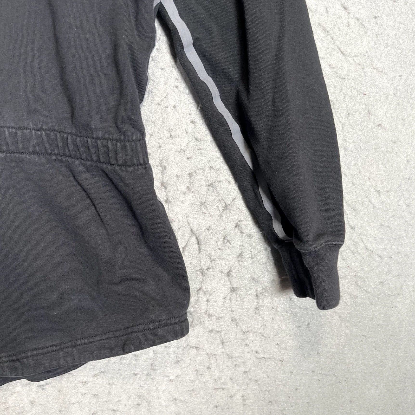 Nike VINTAGE Nike 1/2 Zip Hoodie Sweatshirt Womens M Black Swoosh Hoodie | Nike Womens Medium Black 1/2 Zip Hoodie Sweatshirt Vintage 2000s Size M / US 6-8 / IT 42-44 - 6 Thumbnail