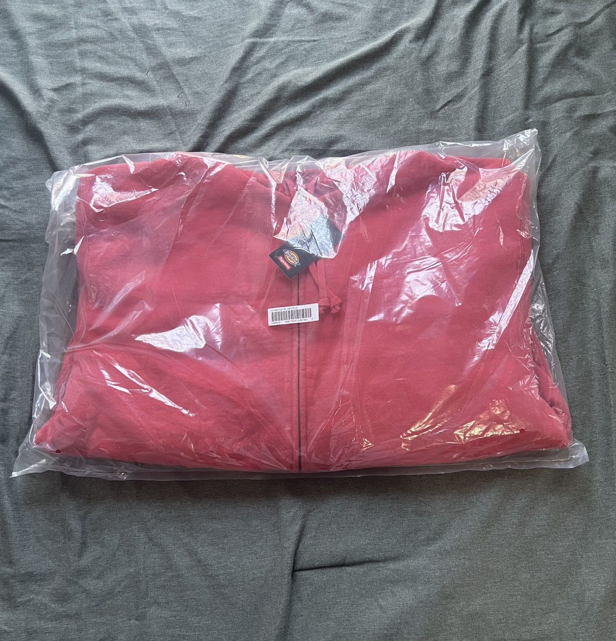 Dickies × Supreme Supreme Dickies Quilted Lined Zip Up Hooded Sweatshirt Red Size US M / EU 48-50 / 2 - 1 Thumbnail