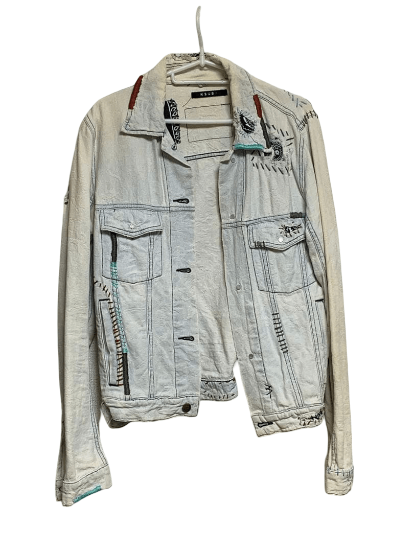 Ksubi Rare Ksubi TSUBI Artisanal Distressed Denim Jacket Archive Size US S / EU 44-46 / 1 - 2 Thumbnail