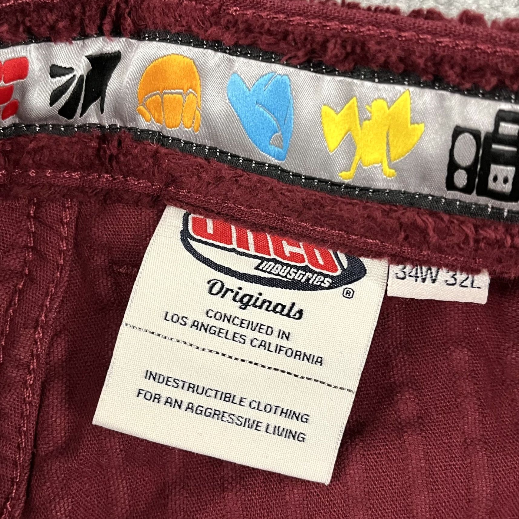JNCO VINTAGE JNCO Pants Mens 34x32 Baggy Cotton Corduroy Y2K Skater Men Size US 34 / EU 50 - 5 Thumbnail