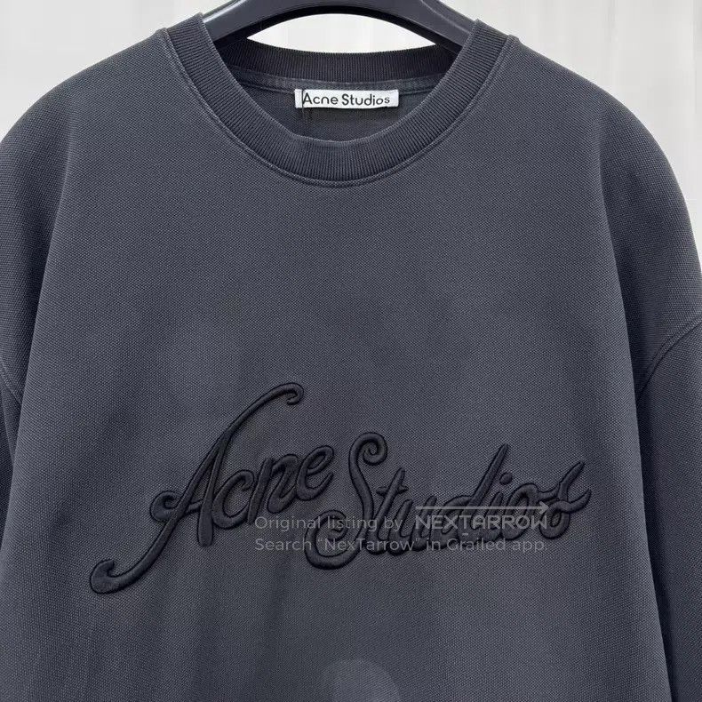 Acne Studios Acne Studios 25ss 3D embroidered letter water-washed short Size US L / EU 52-54 / 3 - 3 Thumbnail