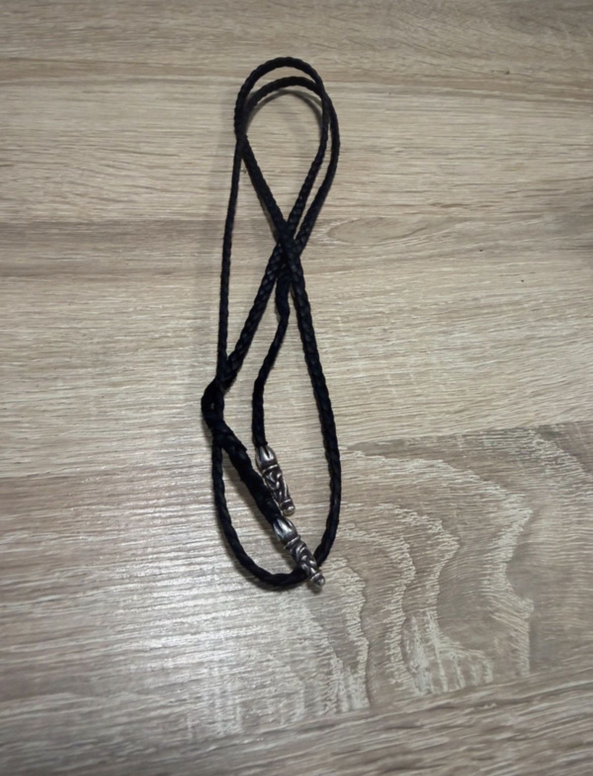 Chrome Hearts Chrome Hearts Braided Leather Rope Necklace Size ONE SIZE - 3 Thumbnail