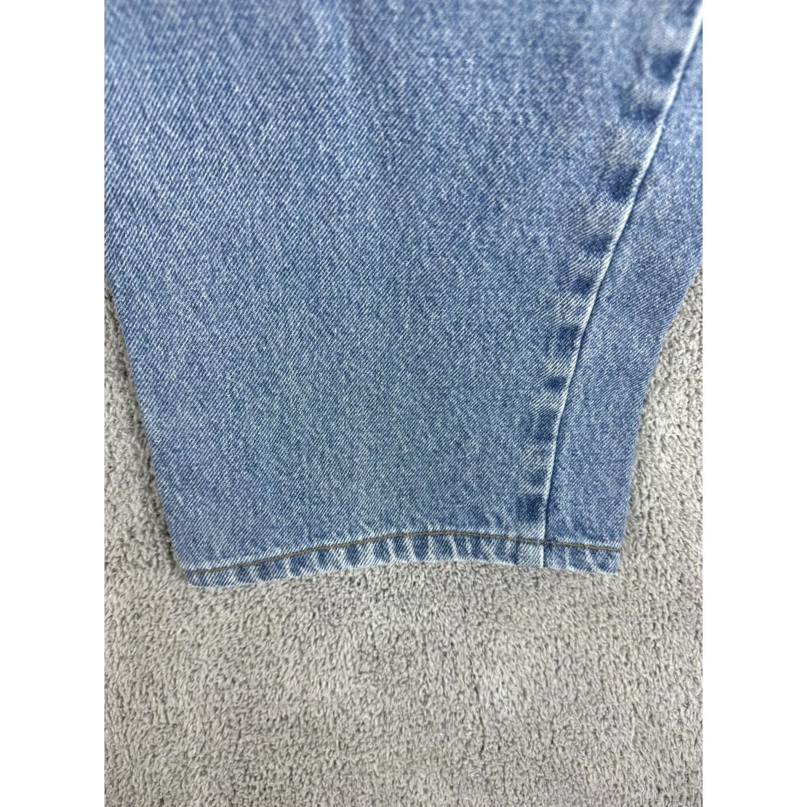 Wrangler Wrangler Jeans Mens 36x32 Blue Regular Fit Denim Straight Leg Jeans High Rise but not included? Size US 36 / EU 52 - 7 Thumbnail