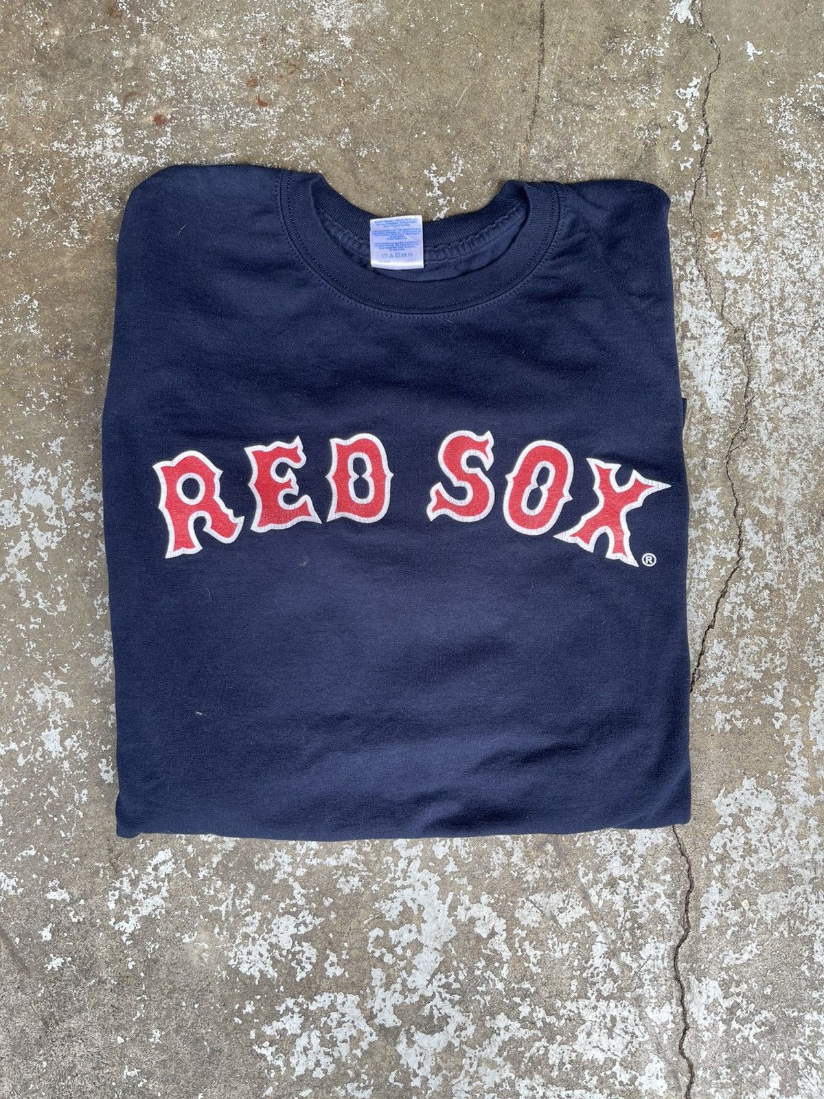 MLB Vintage 2000s Boston Red Sox Long Sleeve Shirt Size US L / EU 52-54 / 3 - 1 Thumbnail