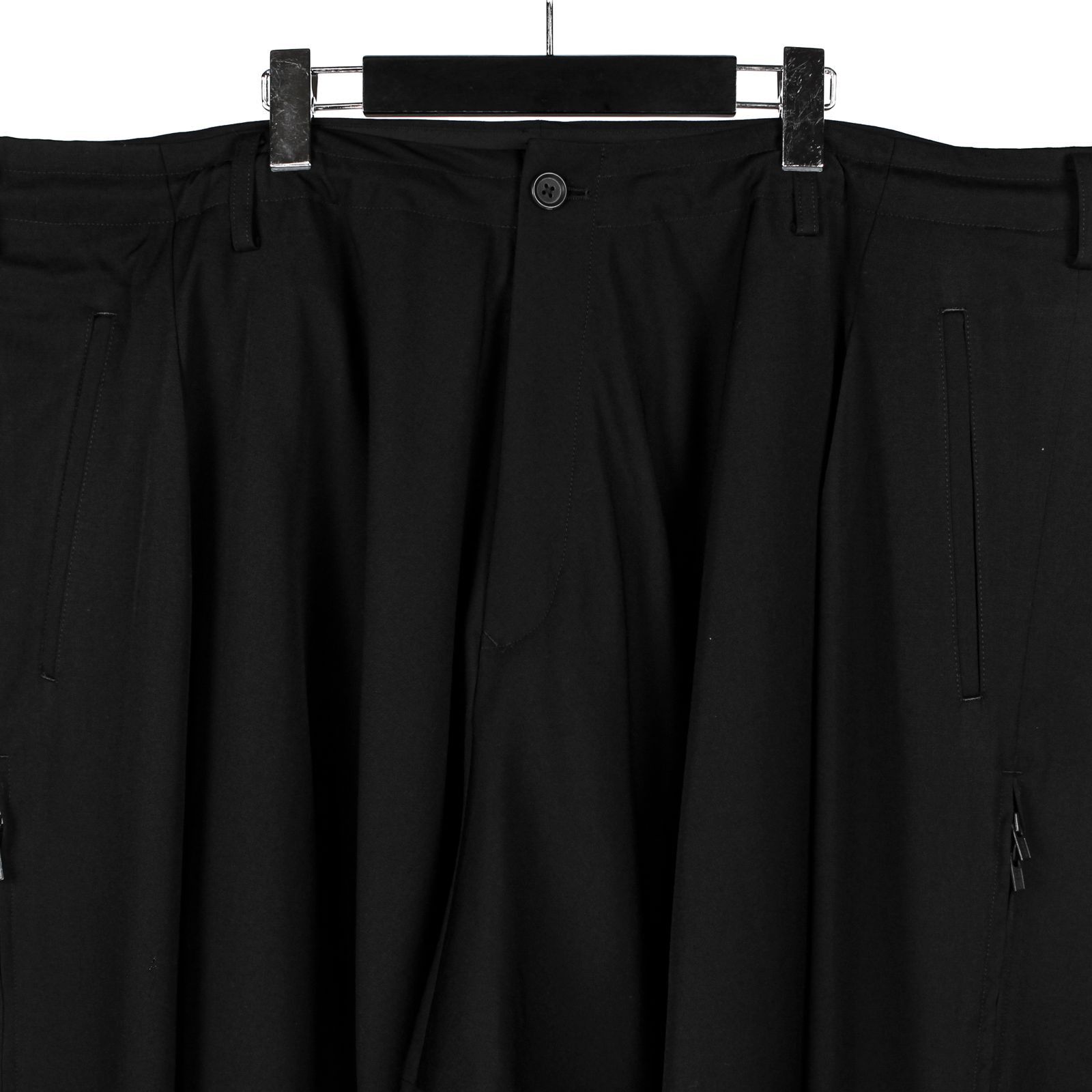 Yohji Yamamoto Yohji Yamamoto Pour Homme Gabardine Side Gusset Draped Pants Size US 30 / EU 46 - 11 Thumbnail