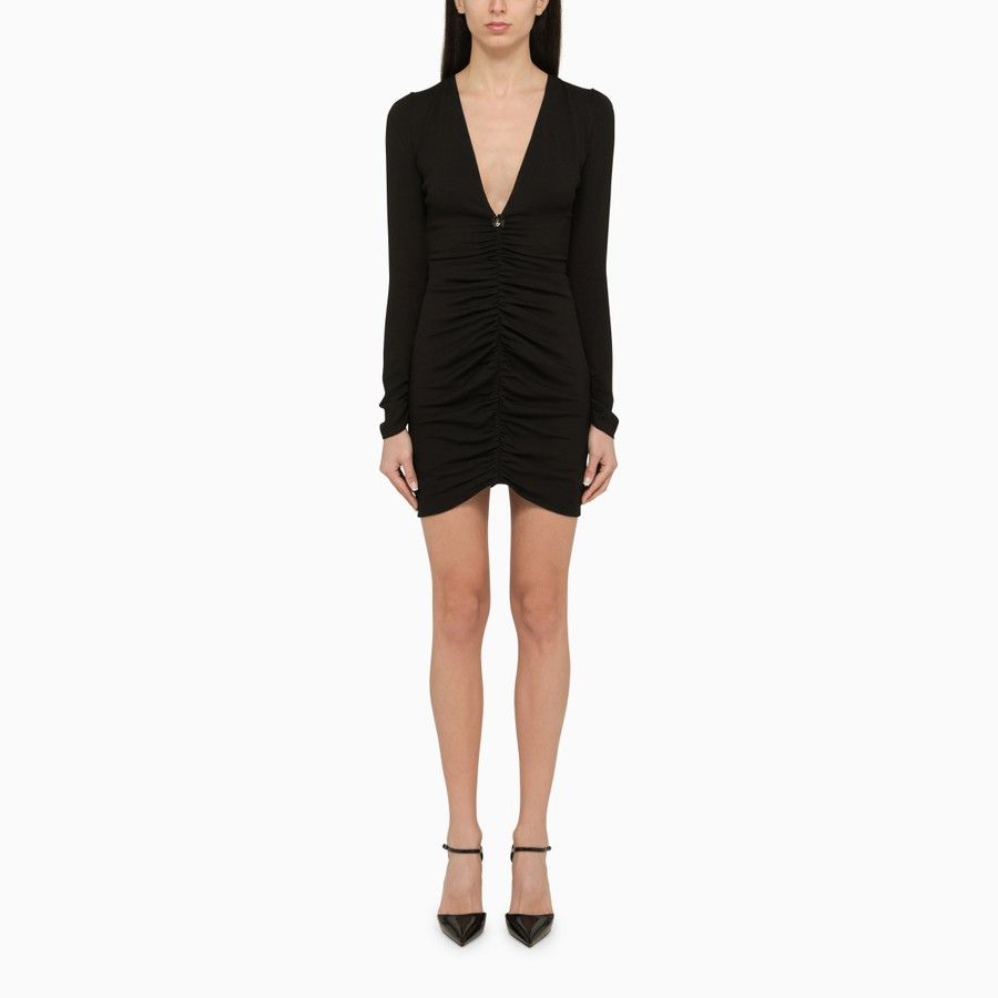 o1d2blof0824 Short Dress in Black