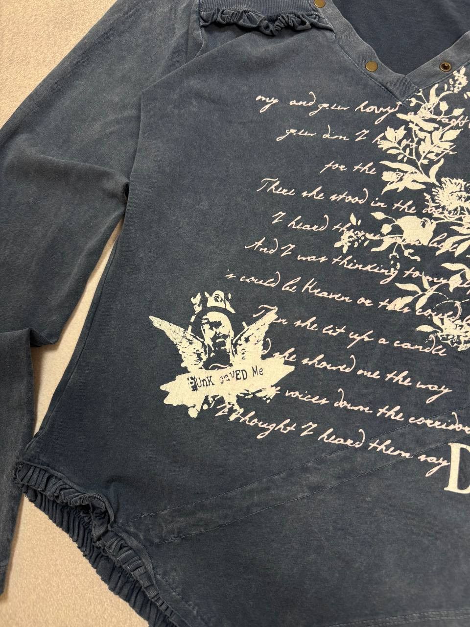 Dolce & Gabbana DOLCE&GABBANA JUNYA WATANABE JAPANESE POEM LOGO LONGSLEEVE Size M / US 6-8 / IT 42-44 - 5 Thumbnail