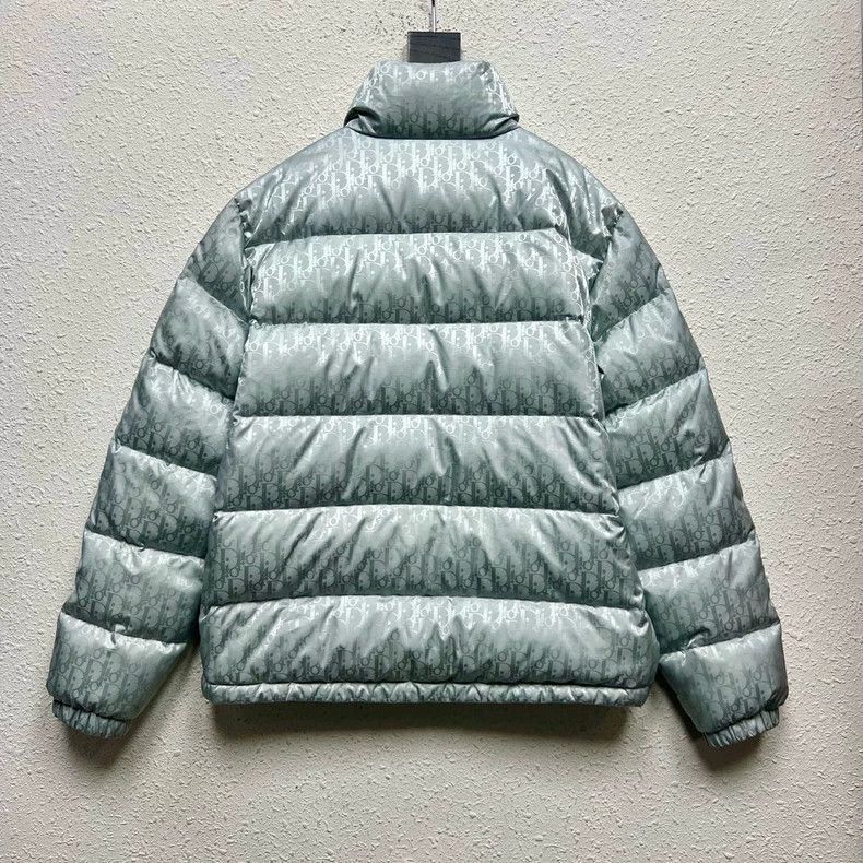 Dior DIOR Oblique Silver Logo Down Jacket-2506 Size US XXL / EU 58 / 5 - 2 Thumbnail