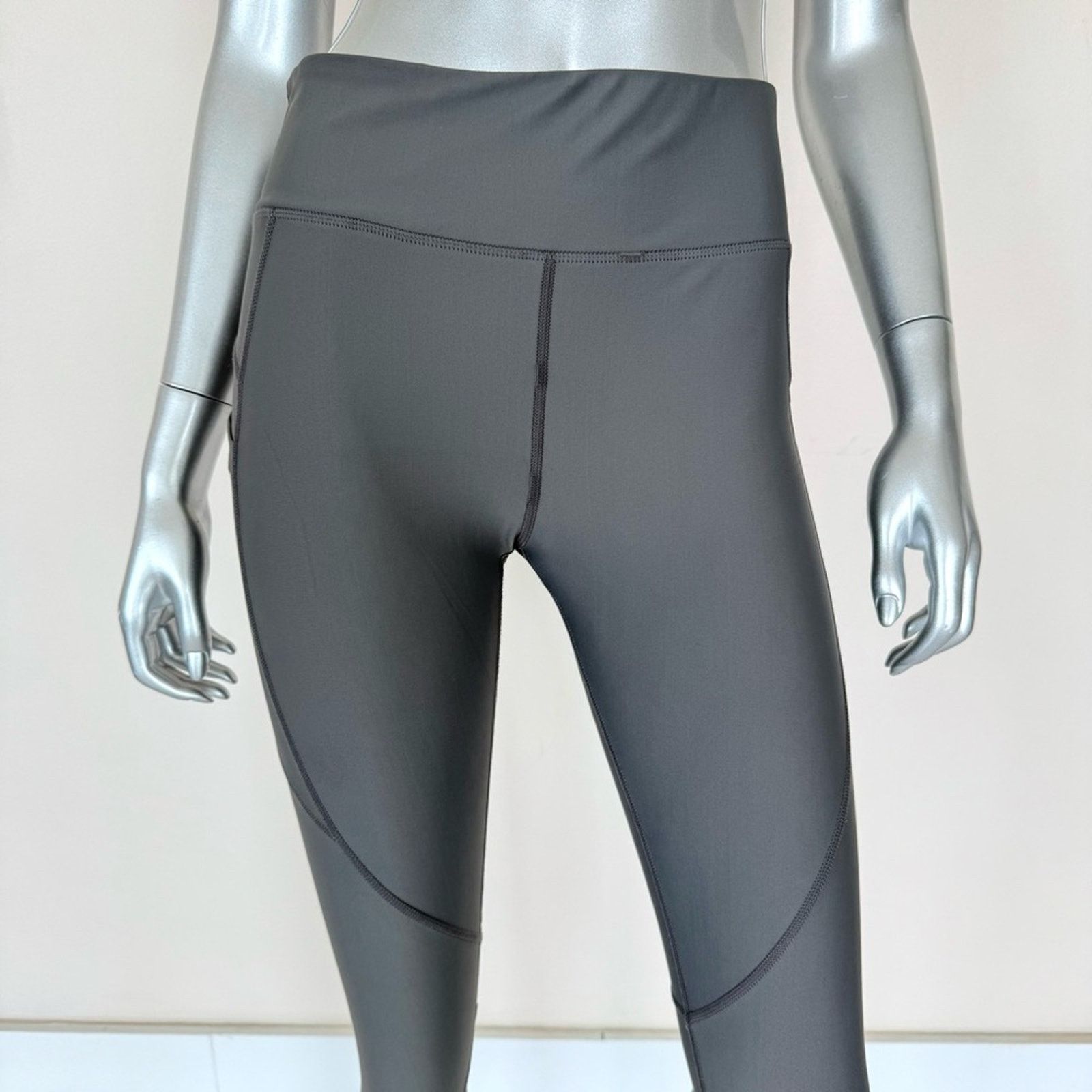 Other Women grey high waist leggings size M Size 28" / US 6 / IT 42 - 2 Thumbnail