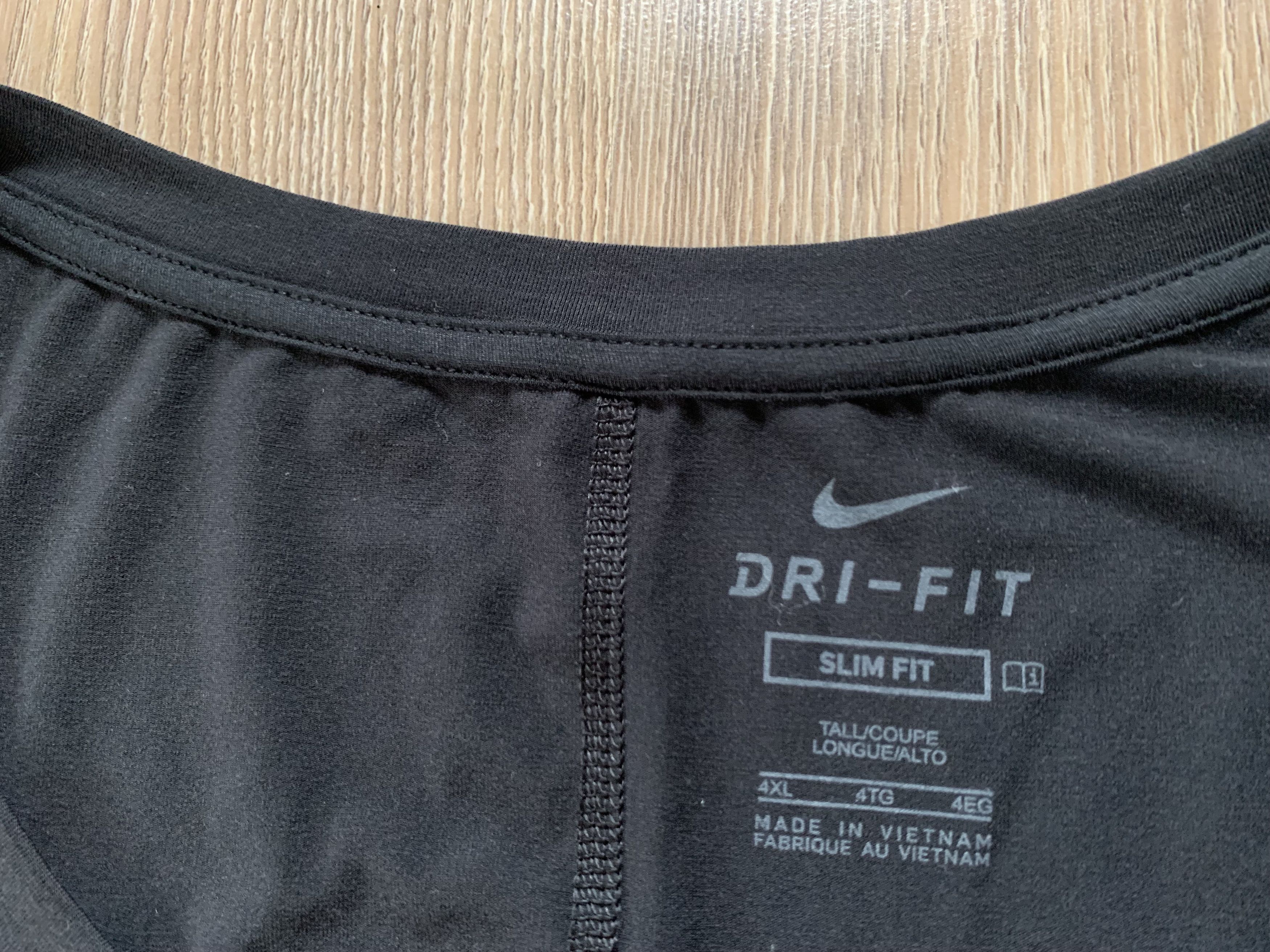 Nike Nike Slim Fit Black Tank Top Sleeveless Size US XXL / EU 58 / 5 - 6 Thumbnail