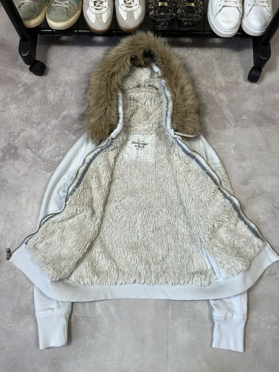 Abercrombie & Fitch Vintage IfSixWasNine Style Abercrombie Fitch Fur Hoodie Size M / US 6-8 / IT 42-44 - 6 Thumbnail