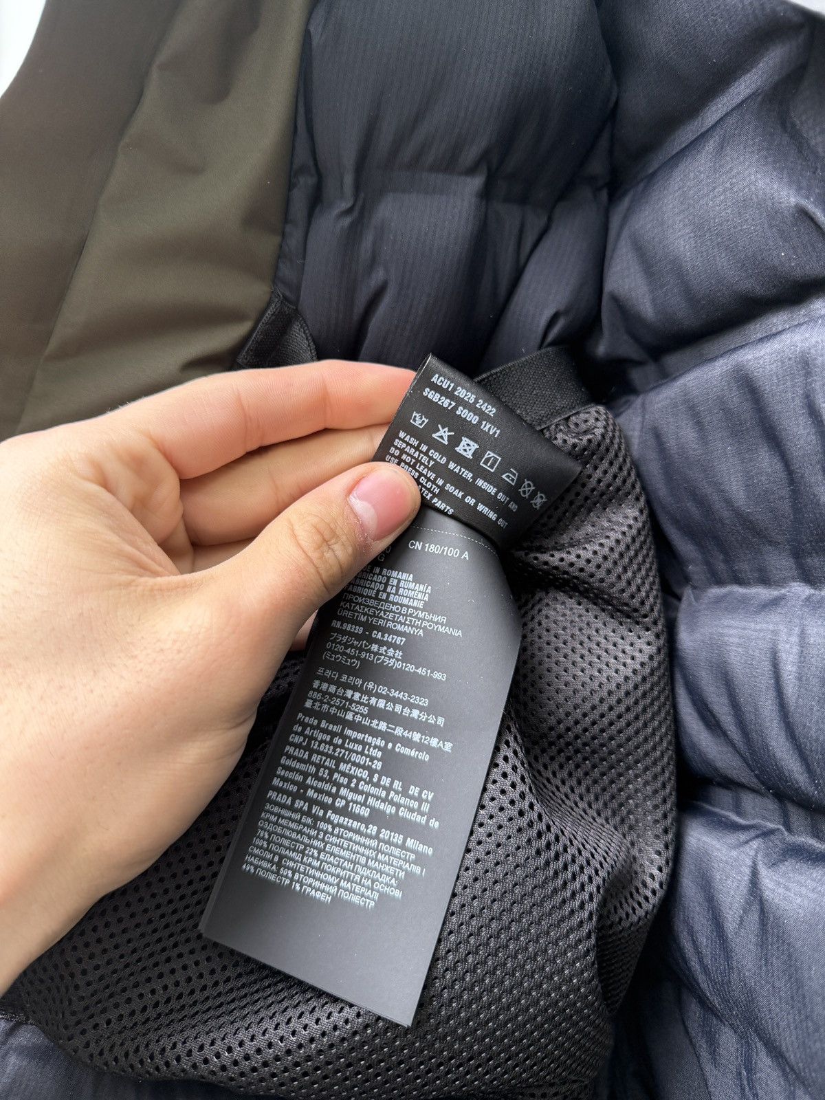 Prada NEW Prada Olive Ski Tech Puffer Jacket Pants Set! Size US L / EU 52-54 / 3 - 10 Thumbnail