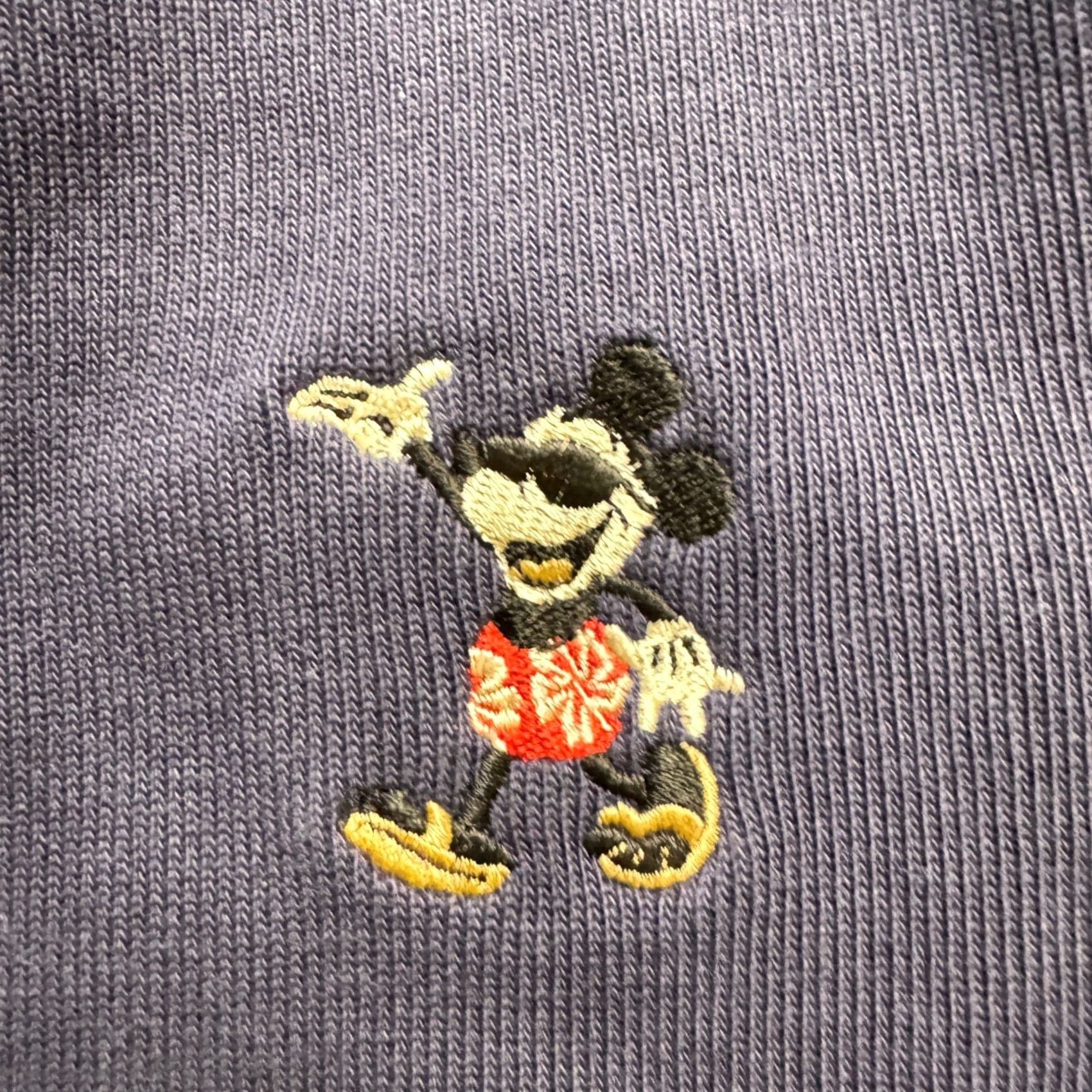 Tommy Bahama Tommy Bahama Walt Disney World Mickey Mouse 1/4 Zip Pullover Sweater Men's M Blue, Pullover, M, Mens Size US M / EU 48-50 / 2 - 5 Thumbnail